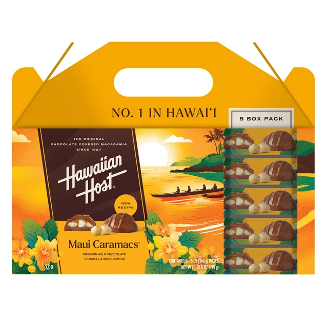 HAWAIIAN HOST CARAMACS CARRYPACK 5/5 OZ