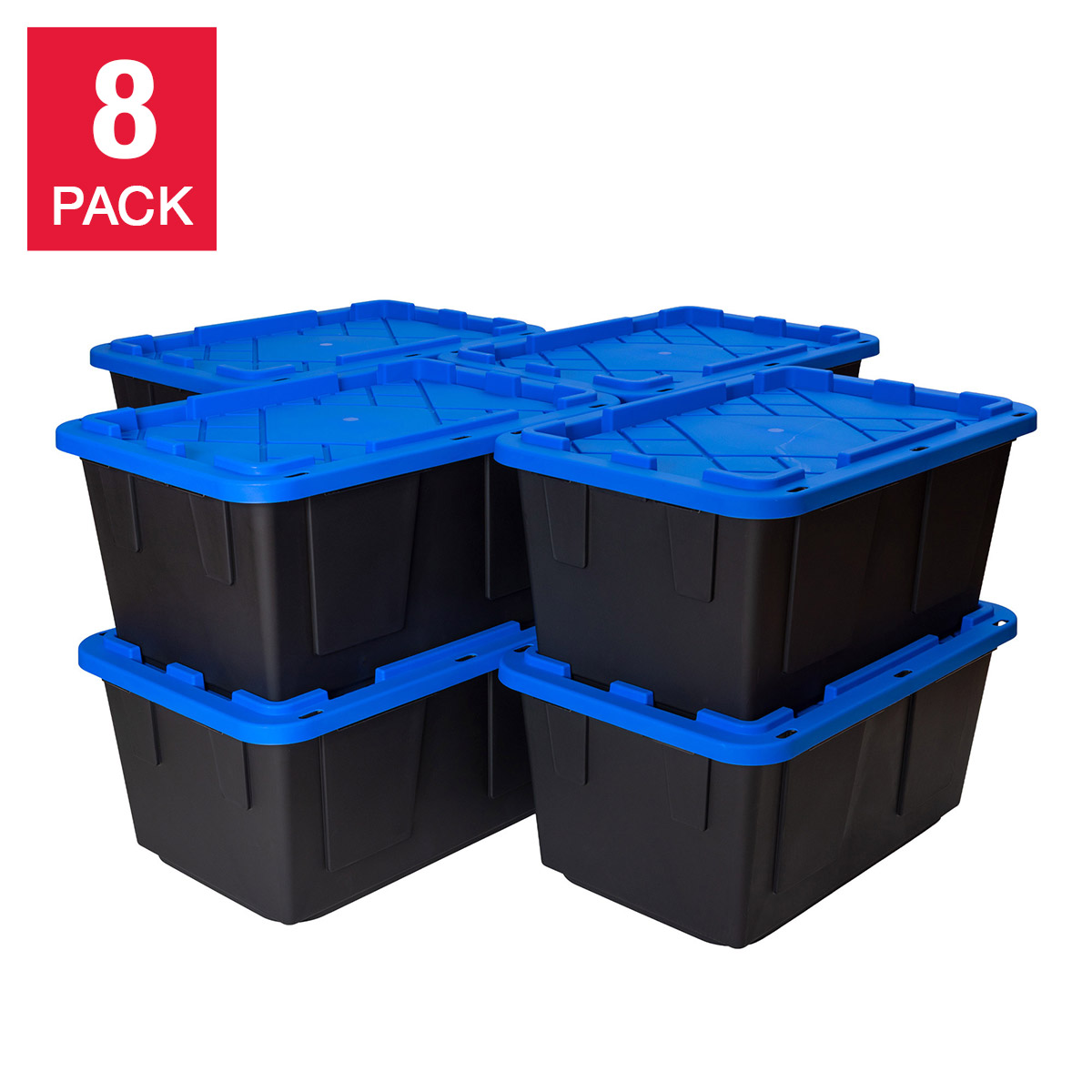 Greenmade 27 Gallon Storage Bin  8-pack