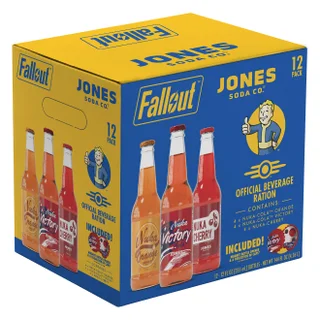JONES SODA FALLOUT VICTORY PACK 12/12 FLOZ (4.502 QTS)