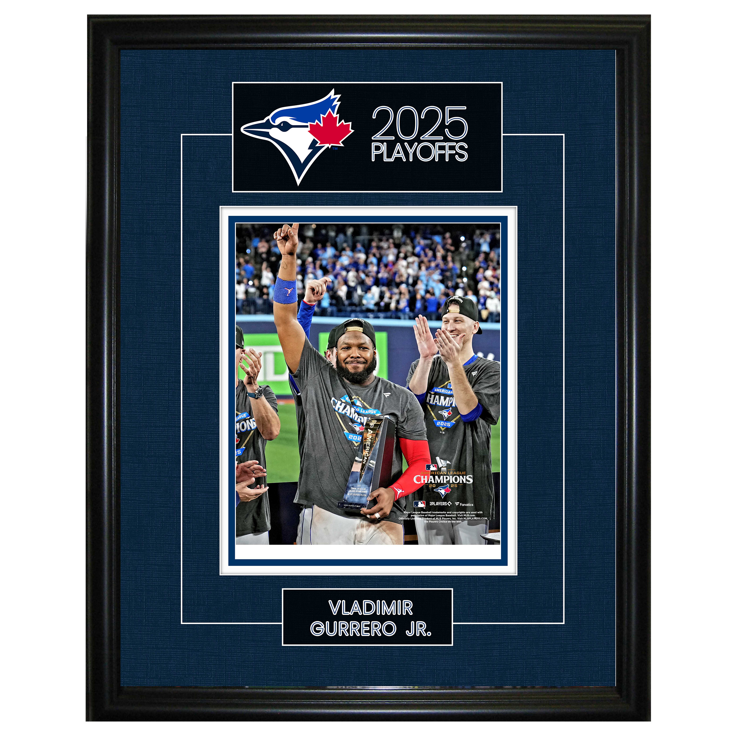 Frameworth Vladimir Guerrero Jr Framed 8x10 in. 2025 Playoffs ALCS MVP