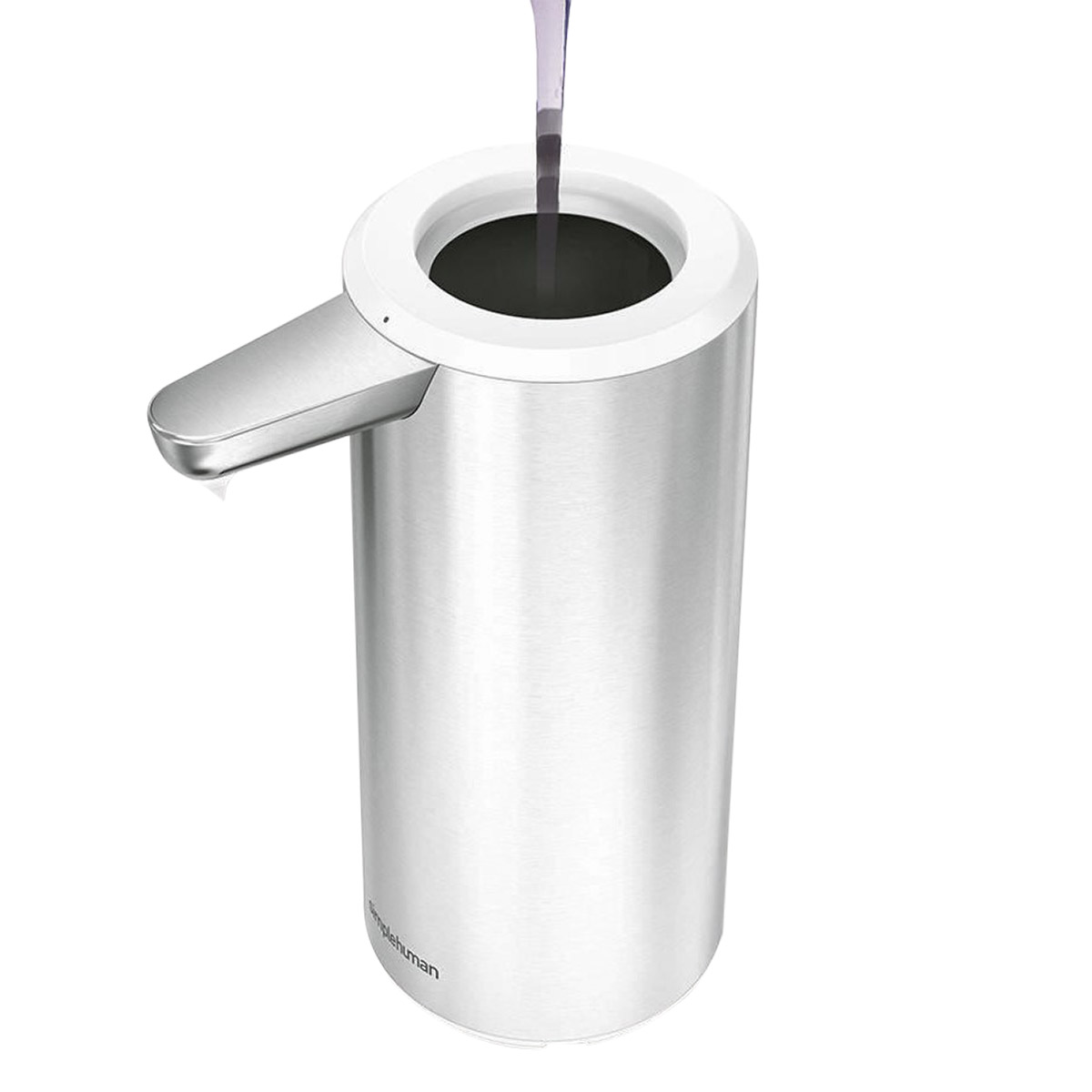 simplehuman 9oz Rechargeable Sensor Soap Dispenser, 2-pack