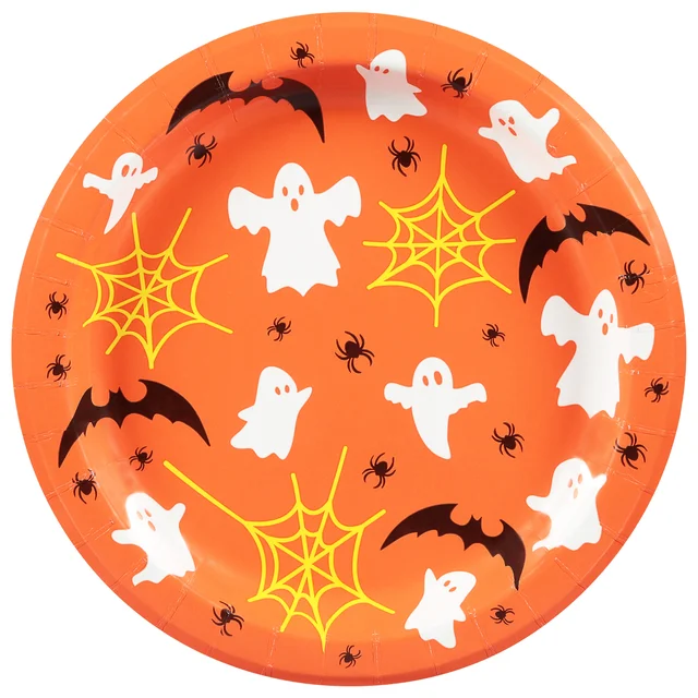 PIZAZZ HALLOWEEN PLATE 100CT
