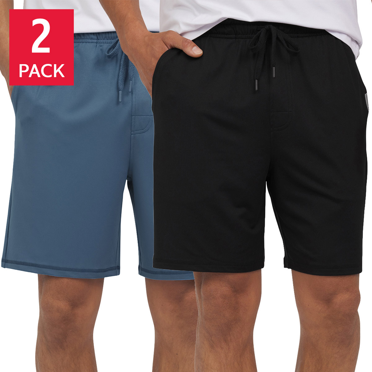 Eddie Bauer Men's Lounge Short, 2-Pack | Costco