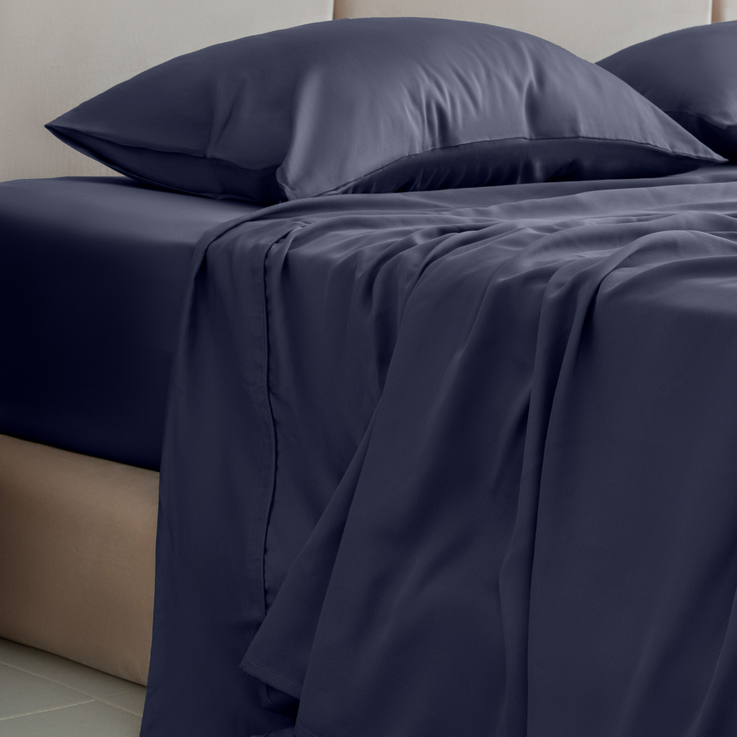 Ettitude Signature Sateen 4-piece Sheet Set