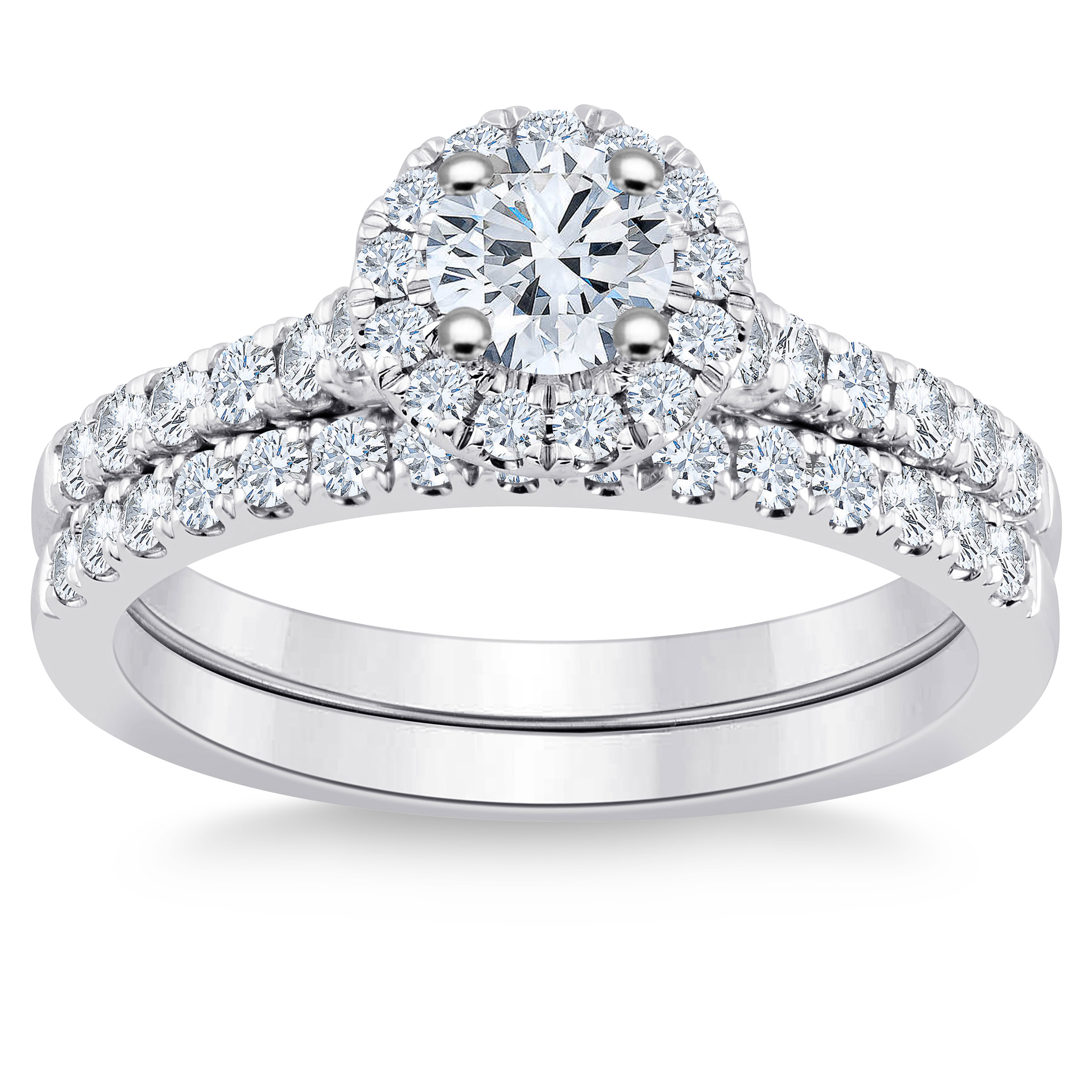 Round Brilliant Diamond Wedding Set (1.00 ctw)