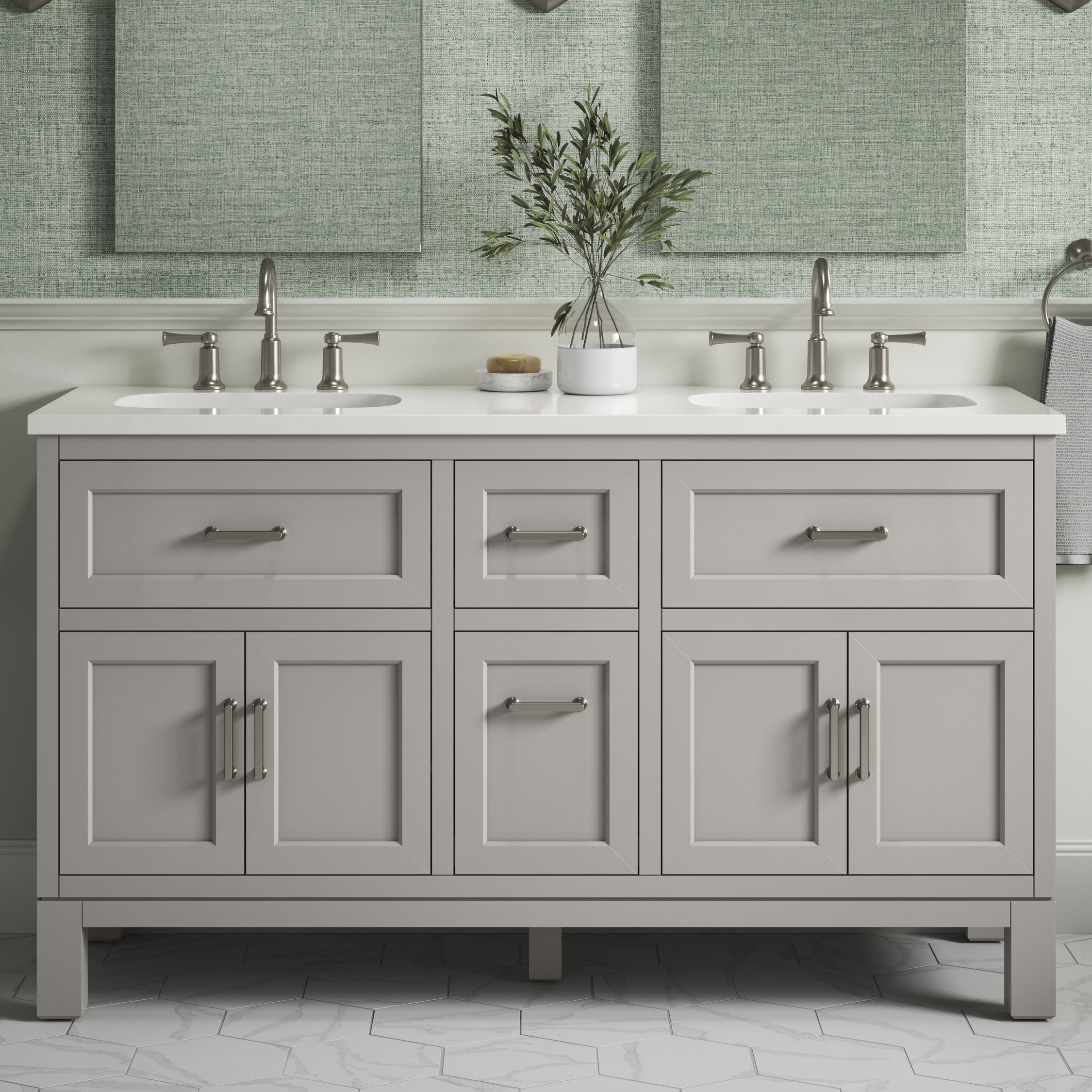 Kohler Tellin Bath Vanity in Gray | Costco