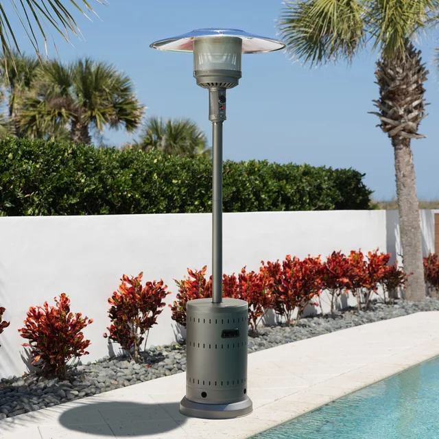 FIRE SENSE GRAY PATIO PROPANE HEATER