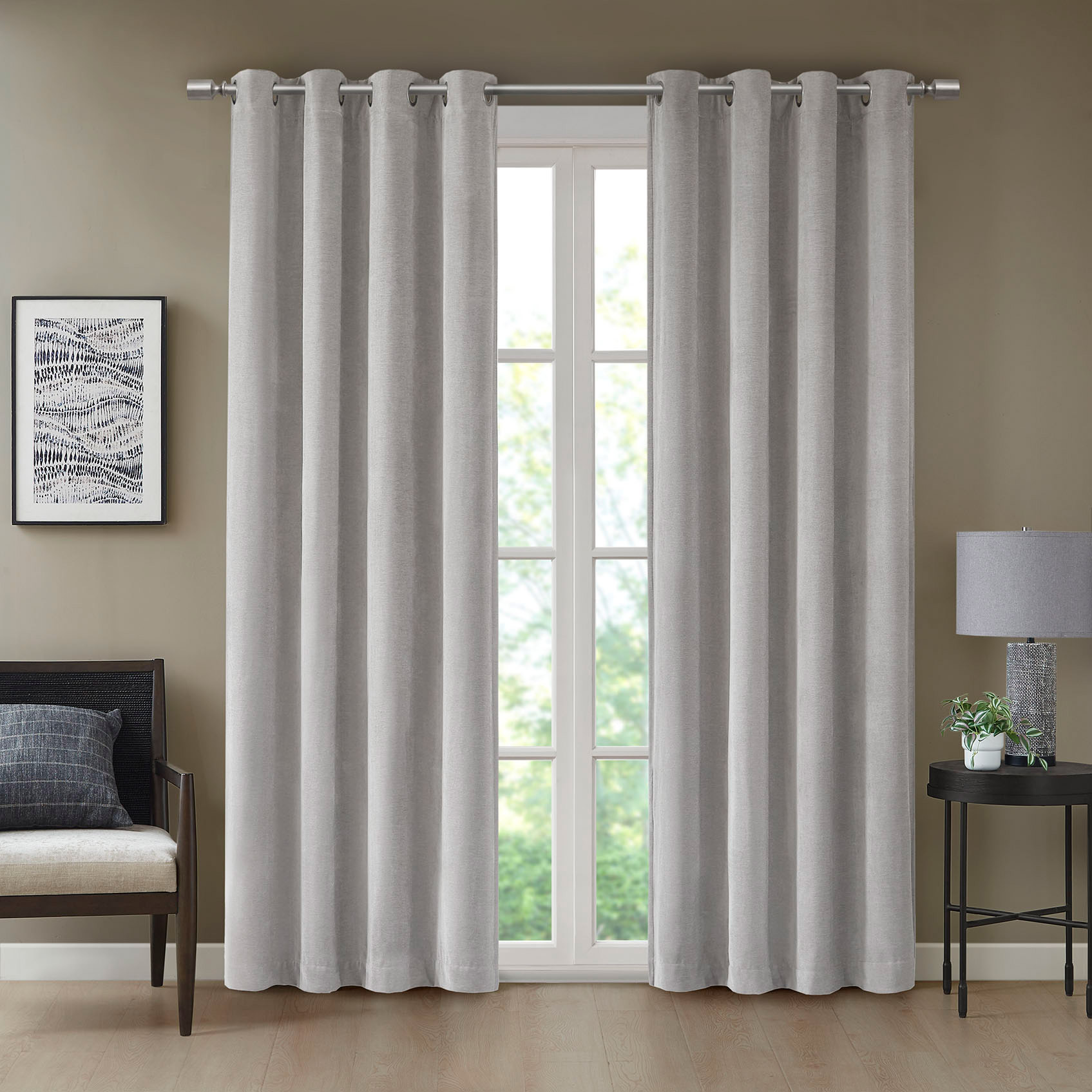 Beautyrest Mercier Blackout Curtain Panel, 2-panels