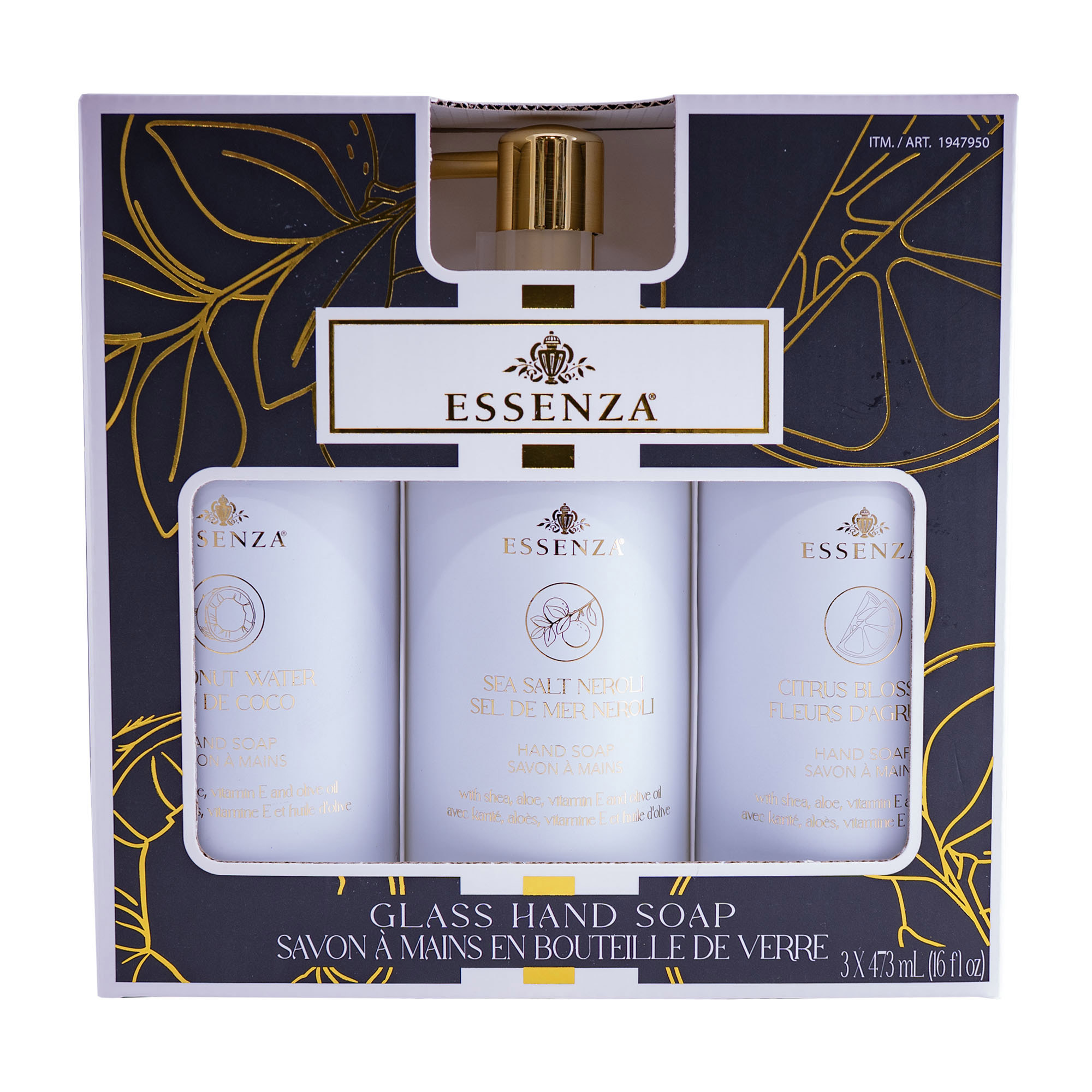 Essenza White Glass Hand Soap, 3 × 473 mL