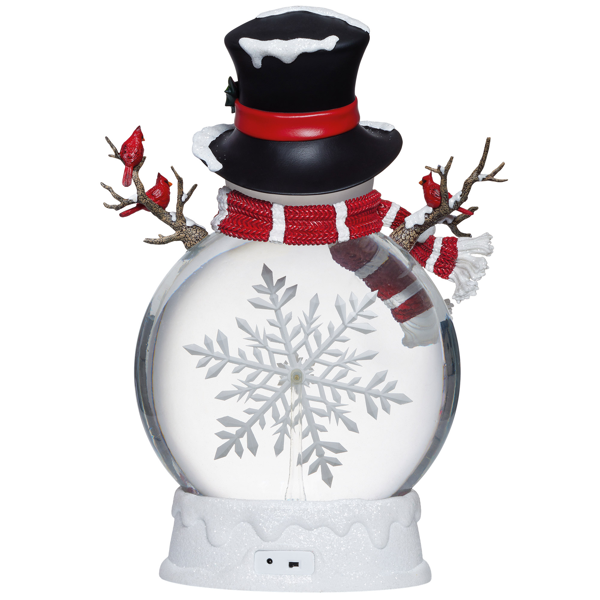 45.7 cm (18 in.) Holiday Snowman with Glitter and LED Lights | Costco