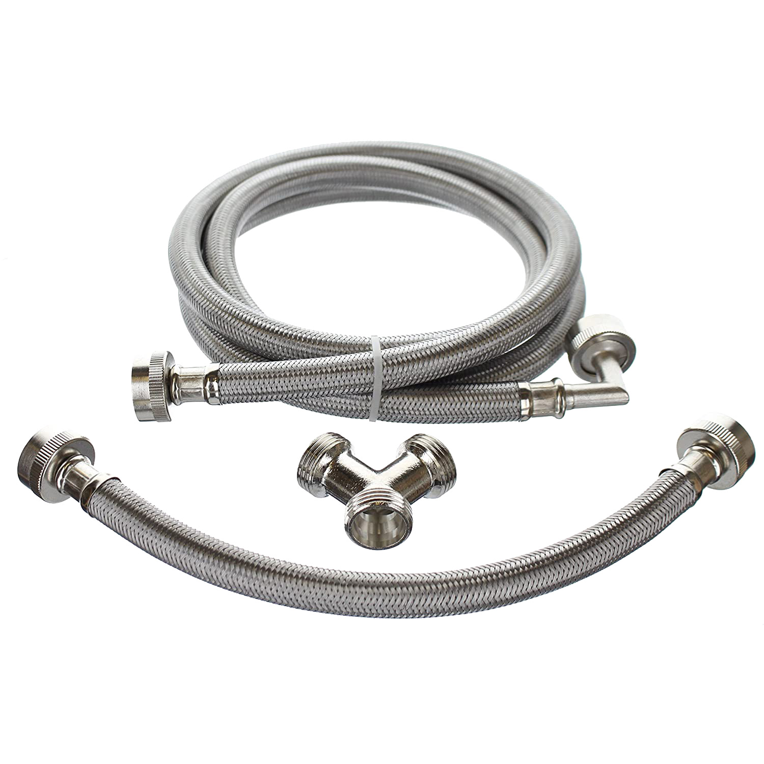 Eastman Universal Stainless Steel Steam Dryer Installation Kit with 6 ft. Length