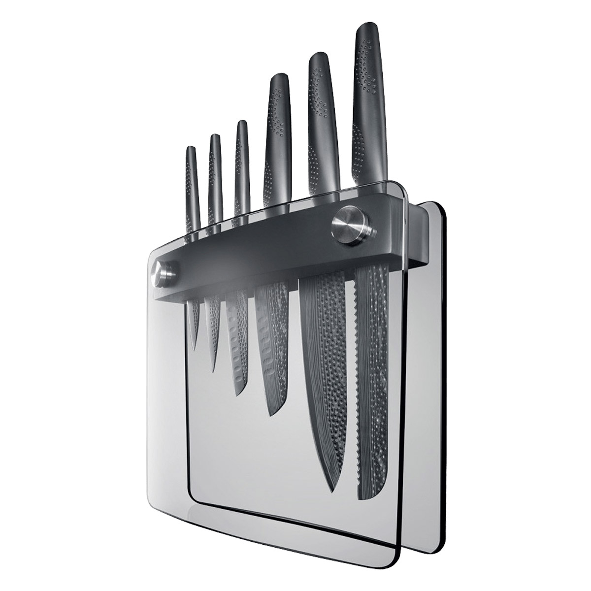 Cuisinepro iD3 Black Samurai Sakai Knife Block Set, 7-piece | Costco