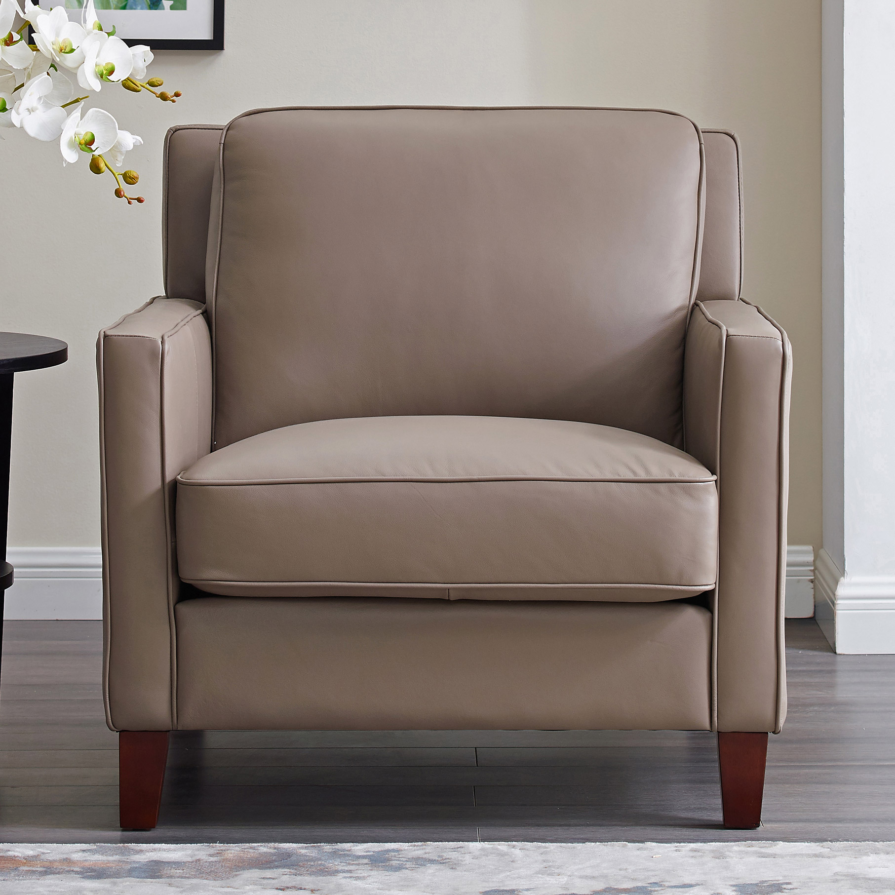 Prospera Home West Park Top-grain Leather Chair