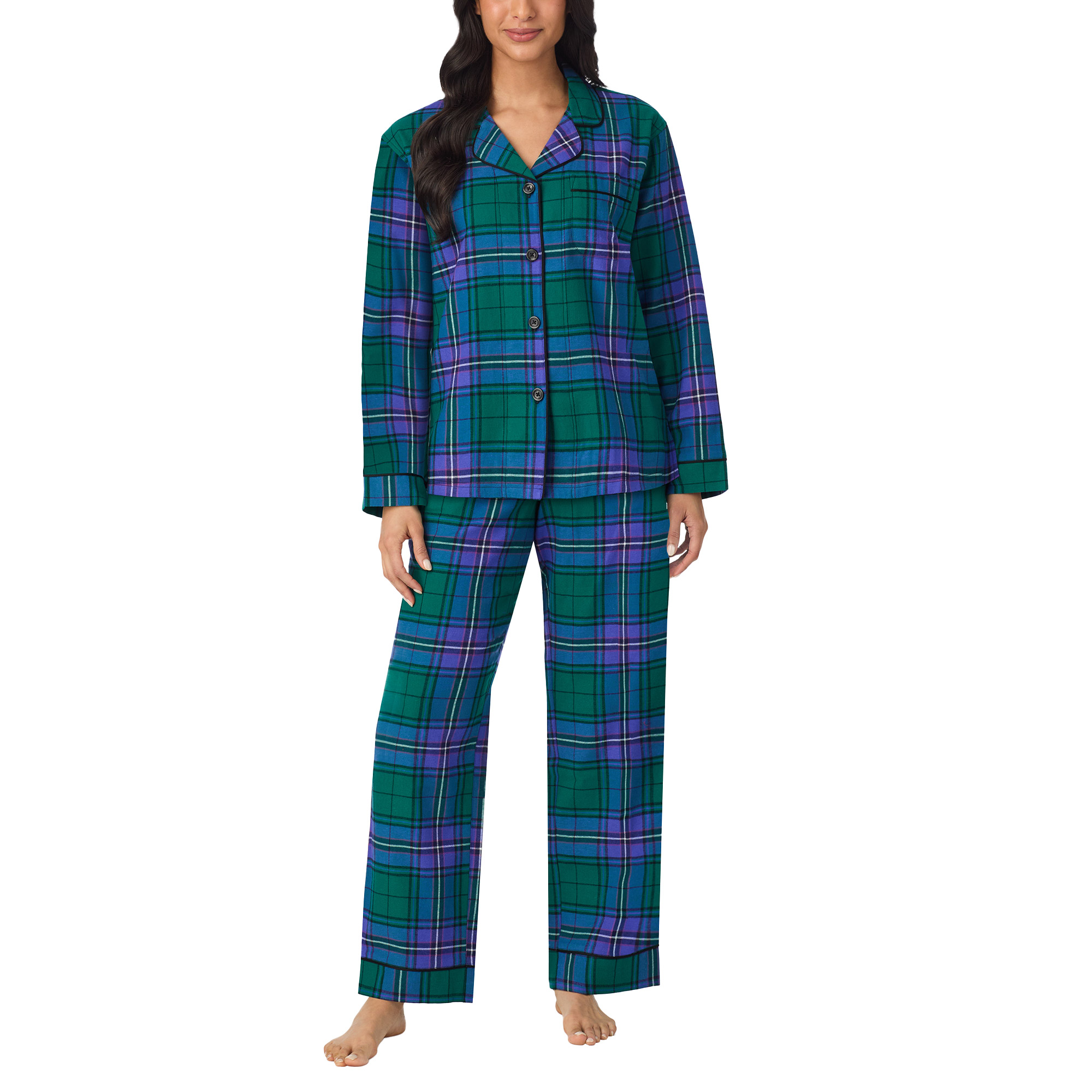 Bedhead Women's Cotton Flannel Pajama Set, 2-piece