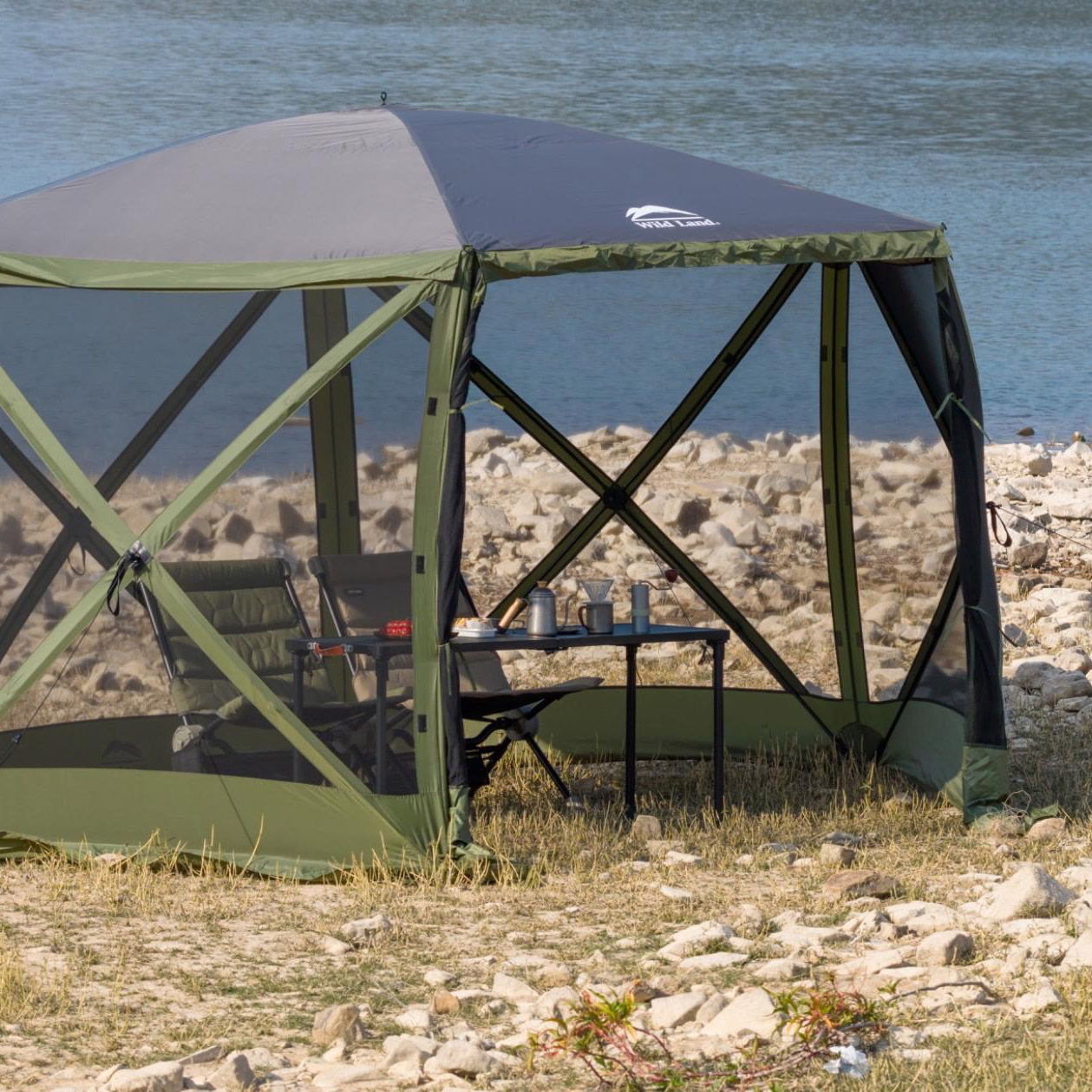 WildLand Instant Set-up Screen Shelter with Shade Panels | Costco