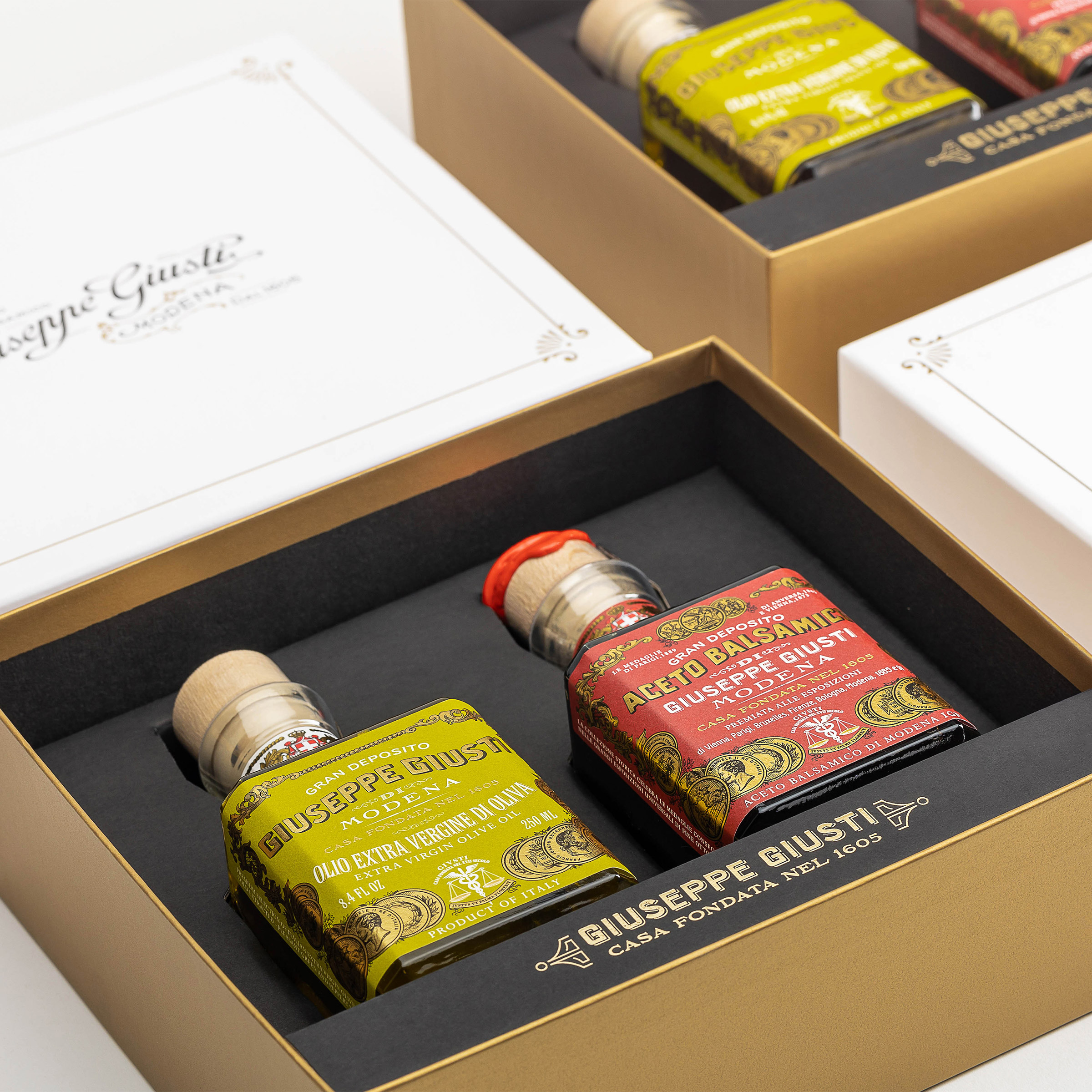 Giusti Balsamic Vinegar and Extra Virgin Olive Oil Duo Set, 2