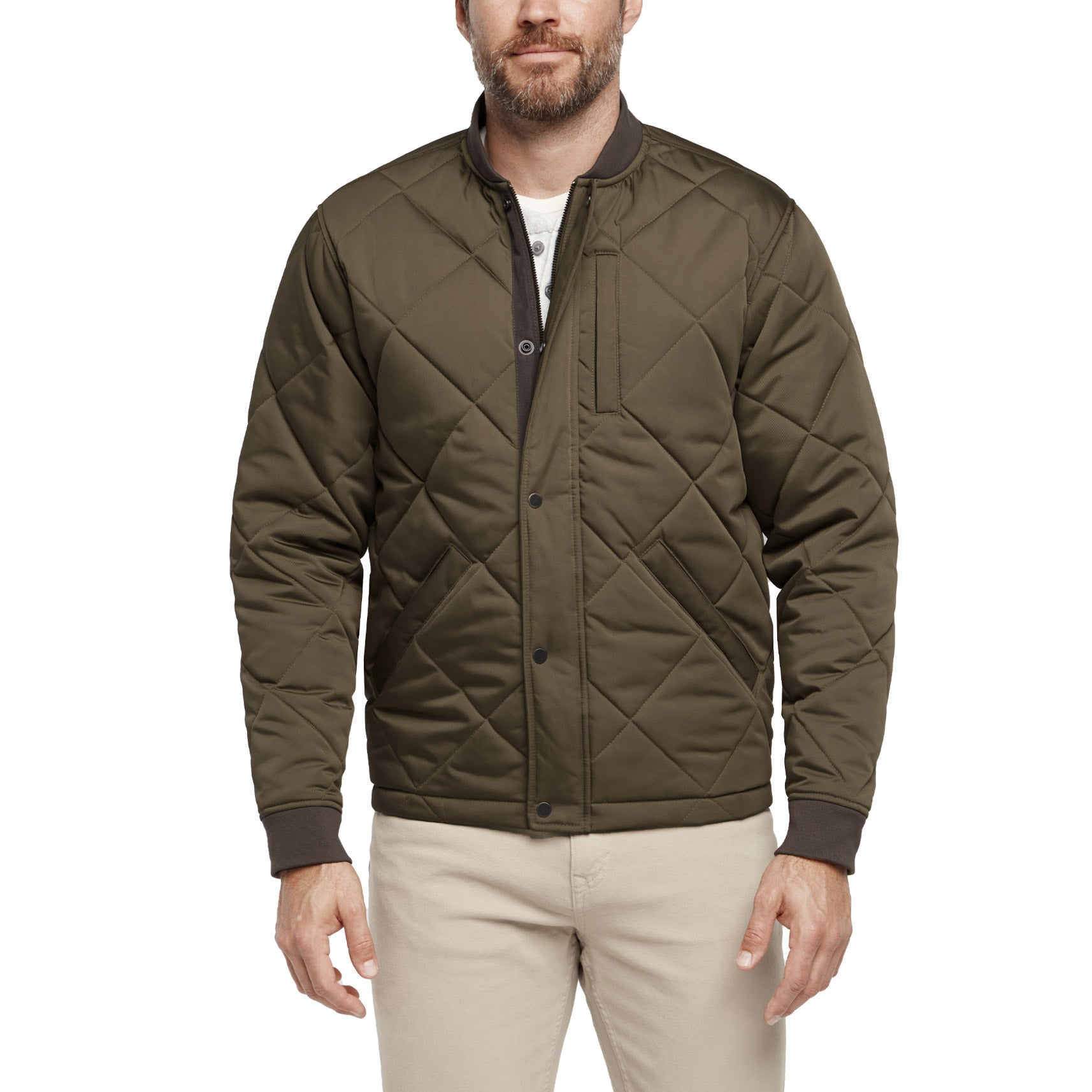 Banana Republic Men's Quilted Bomber Jacket | Costco