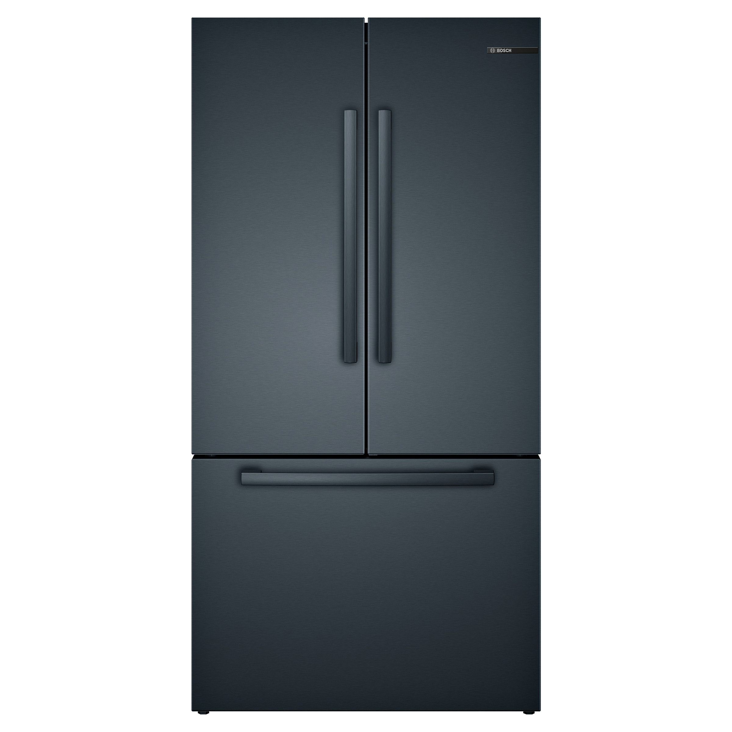 Bosch 800 Series 36 in 20 cu ft. Black Stainless Steel Counter-Depth French 3-Door Refrigerator