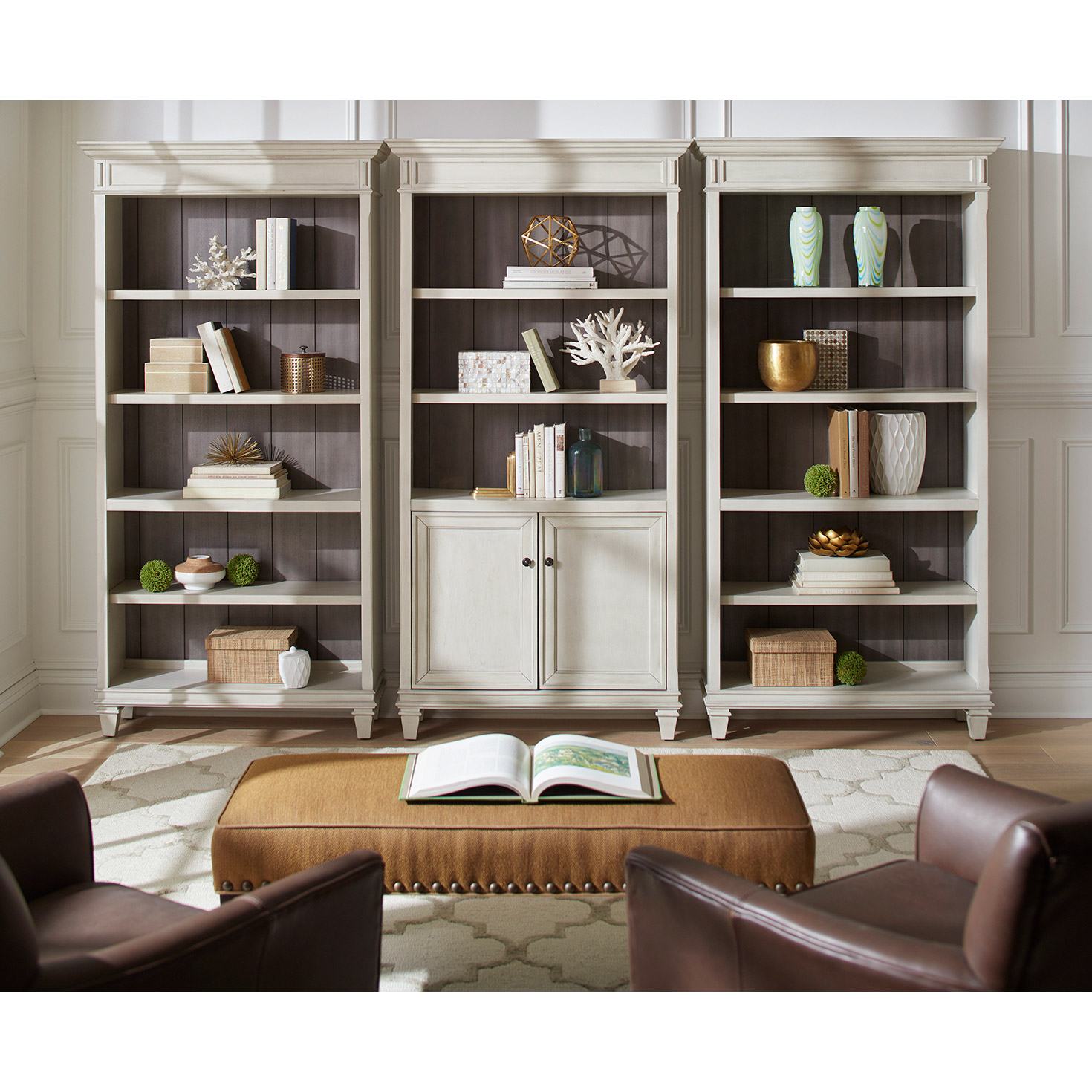 Harrington 3-piece Bookcase Wall