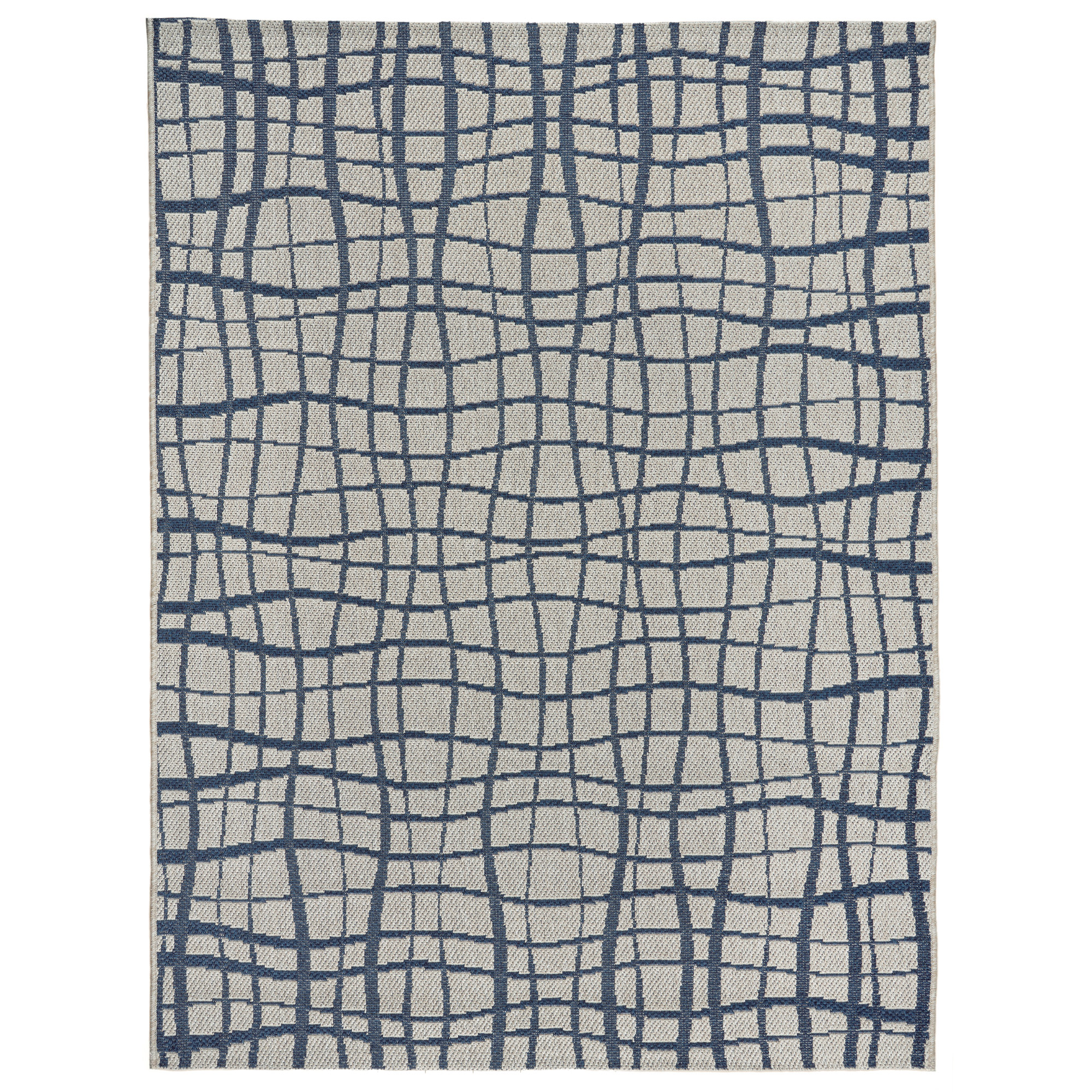 Ravenna Indoor/Outdoor Rug, Lycia Navy | Costco