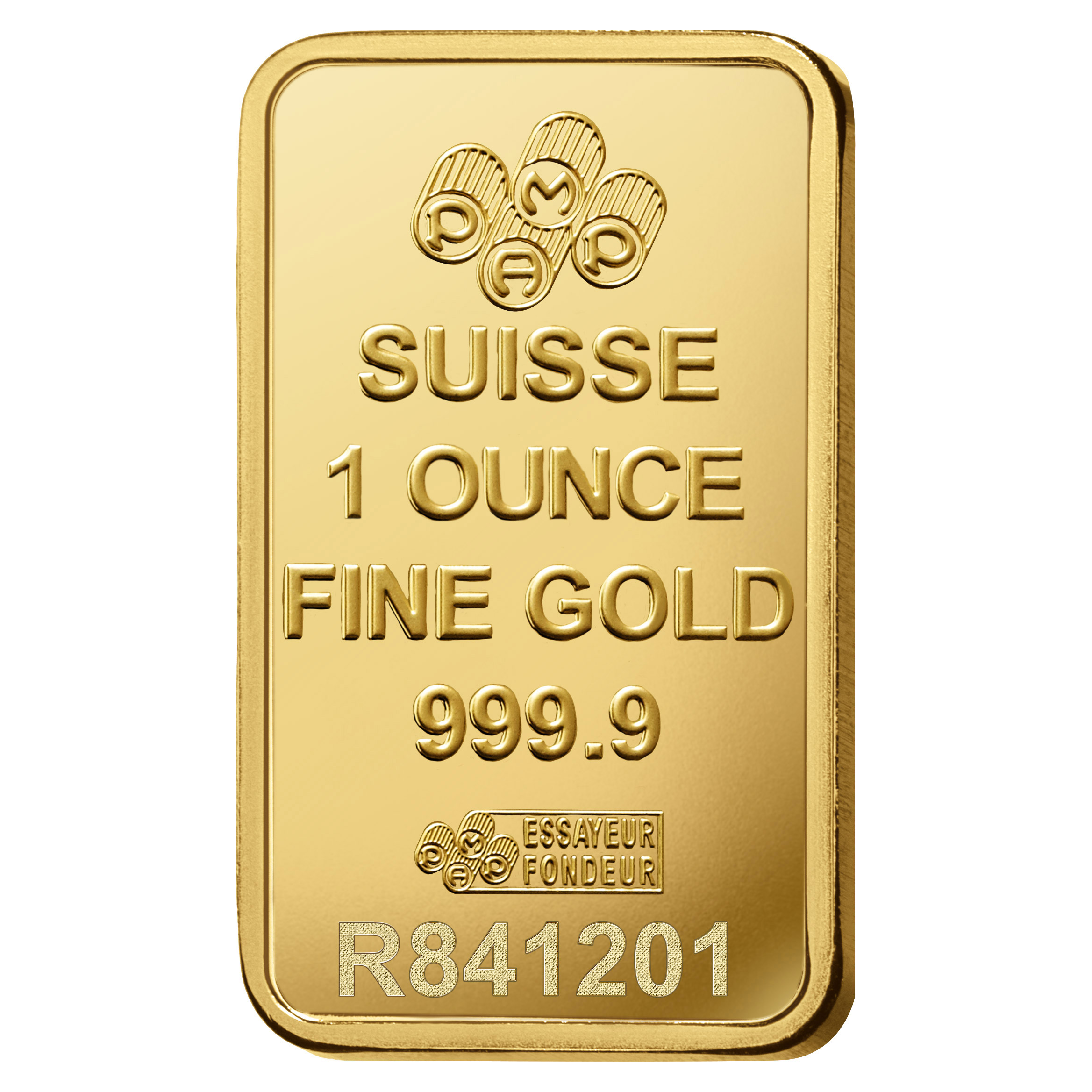 1 oz Gold Bar PAMP Suisse Lady Fortuna Veriscan (New in Assay