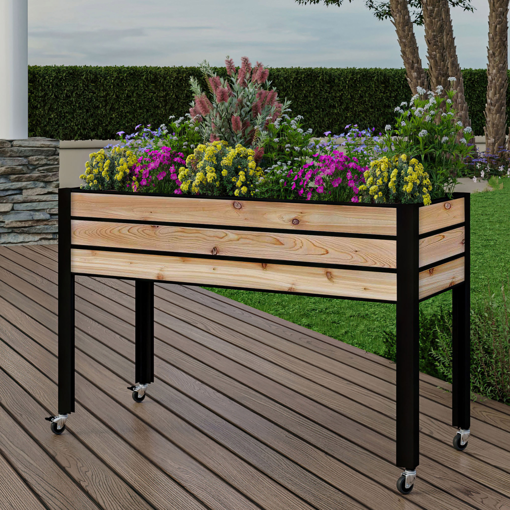 plant stand for hanging basket Lakeside Cast Iron Hanging Planter