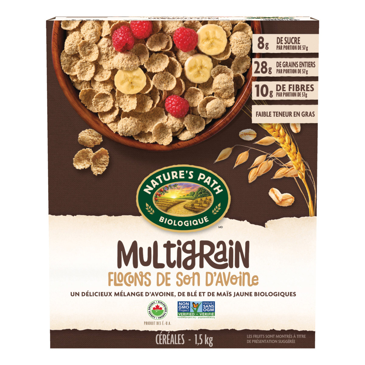 Nature's Path - Multigrain biologique céréales de son d'avoine, 1,5 kg ...