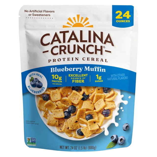 CATALINA CRUNCH KETO BLUEBERRY CEREAL 24 OUNCE BAG