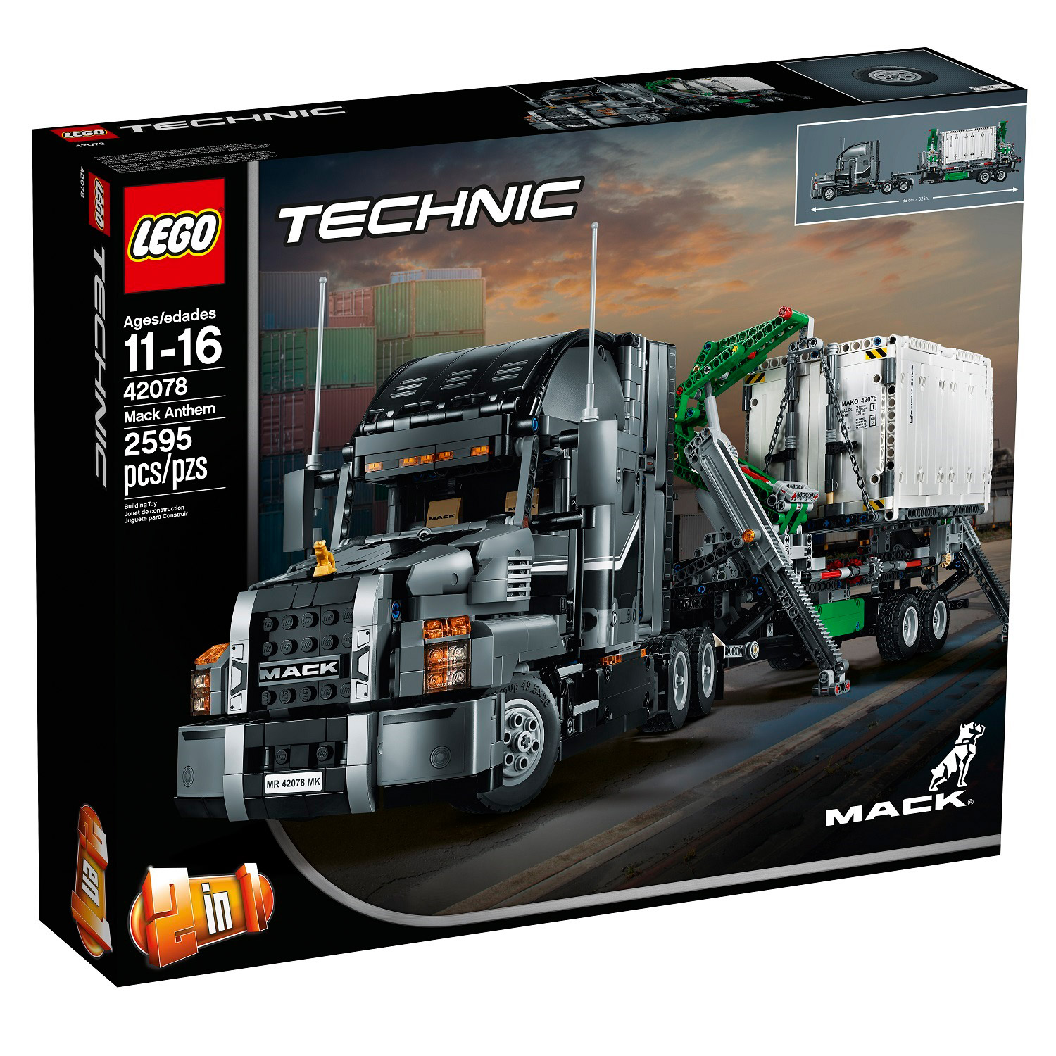 LEGO® Technic Mack Anthem Truck and Trailer