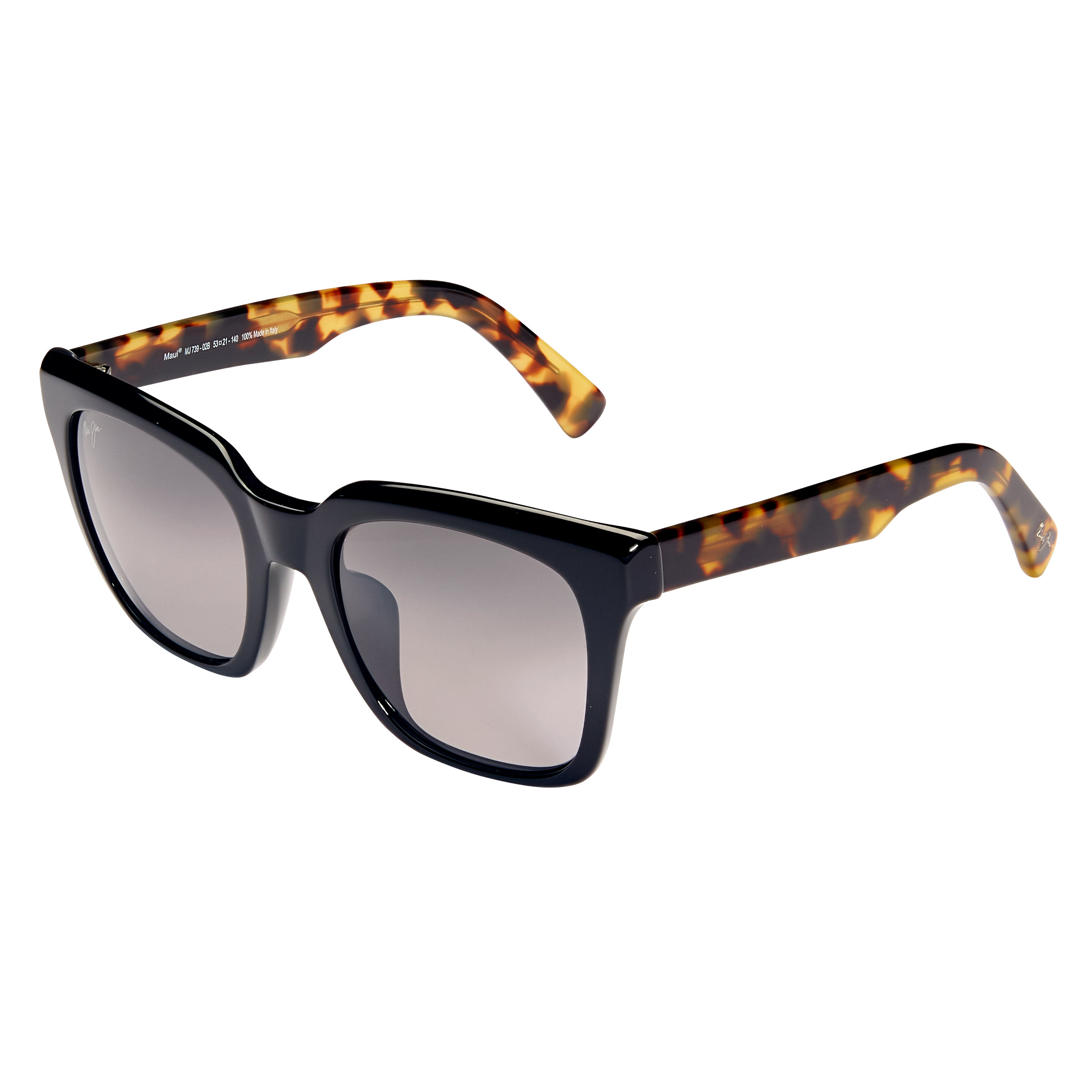 Maui Jim Heliconia GS739-02B Gloss Black w/Tokyo Tortoise Temples