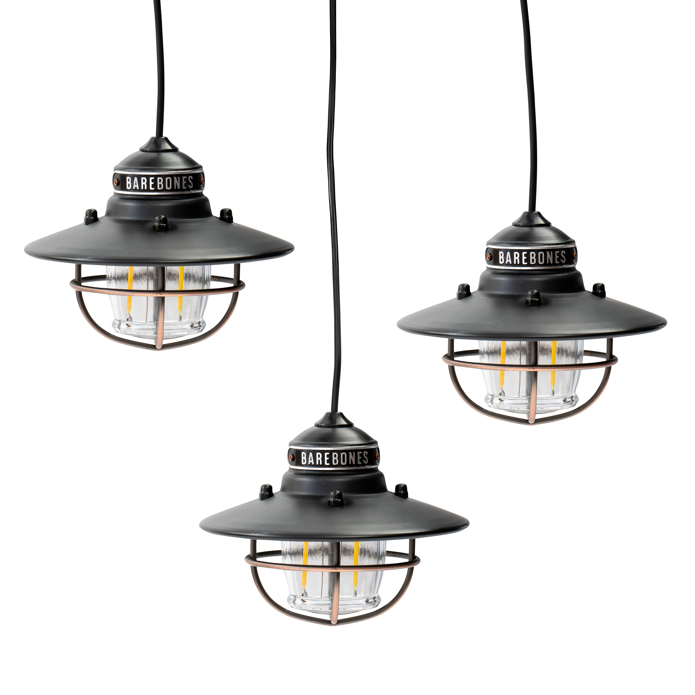 BAREBONES Edison String Lights収納ケース付き Barebones Edison Pendant String Lights - Vintage White, 3