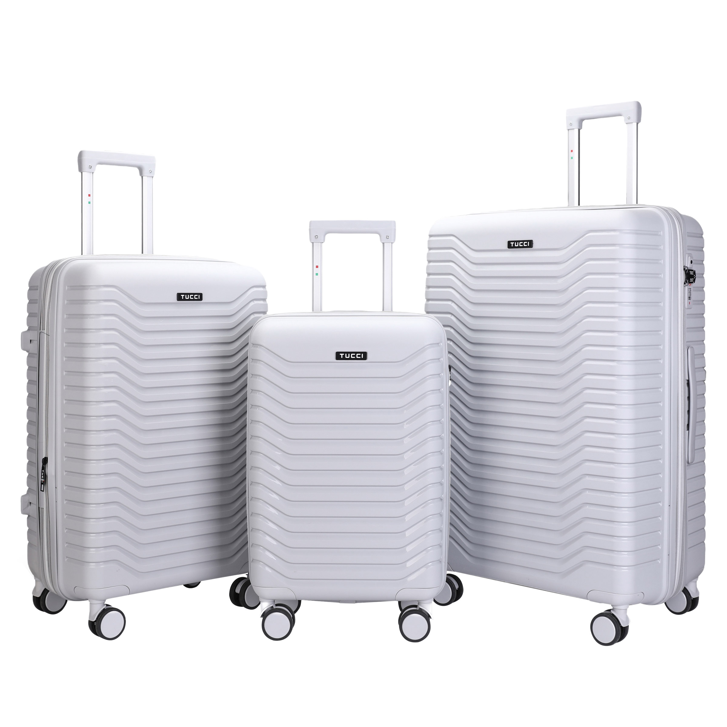 Tucci Presa Di Ferro - 3-piece Hardside Expandable Spinner Luggage Set
