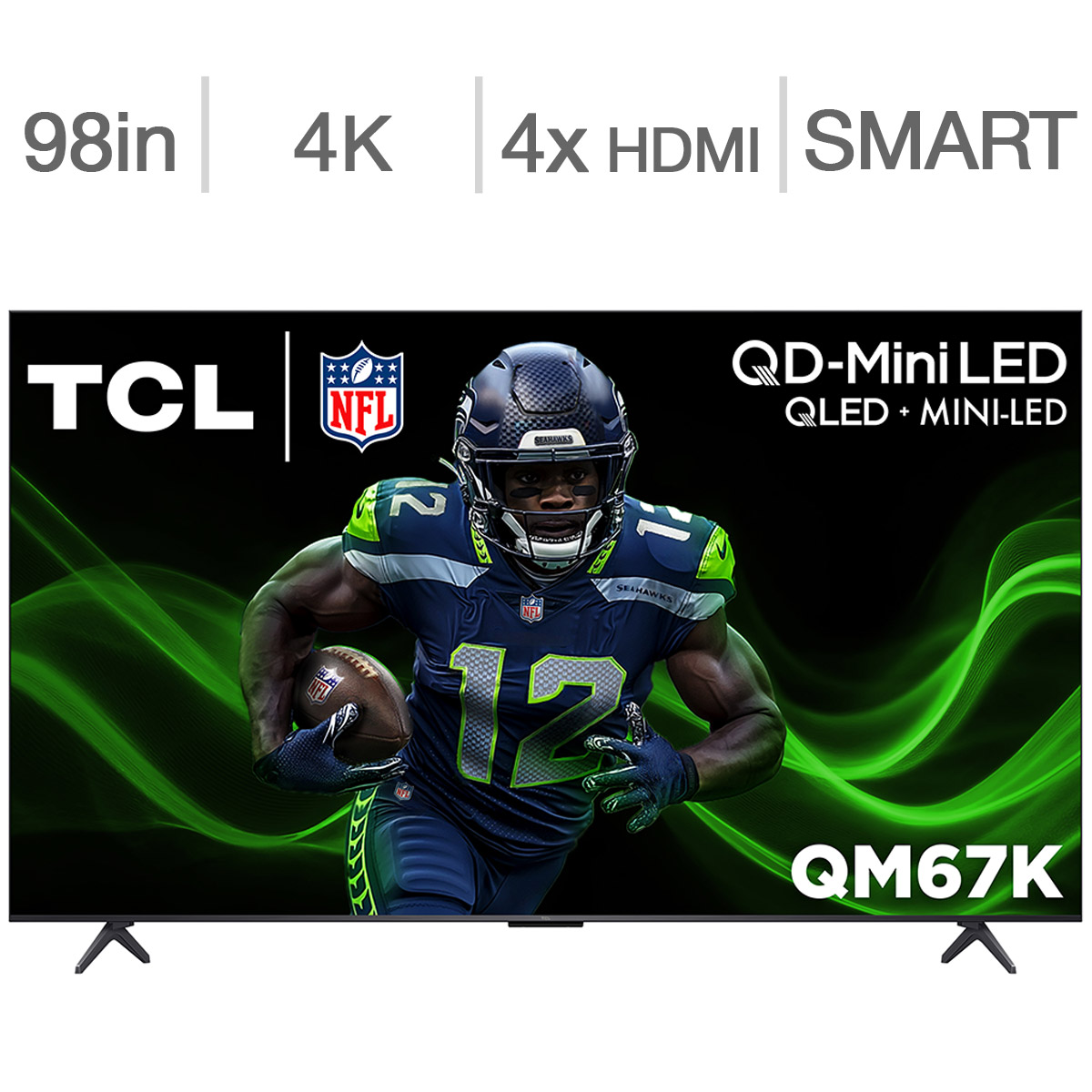 TCL 98" Class - QM67K Series - 4K UHD QD-Mini LED TV