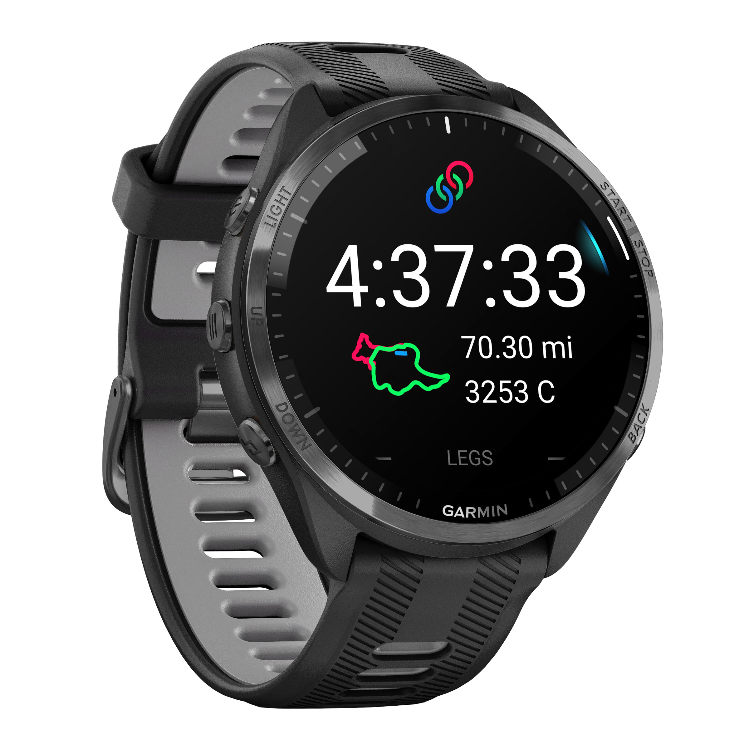 【ほぼ未使用】GARMIN Forerunner 965 Black Garmin Forerunner 965 Smartwatch, includes USB-C and USB-A