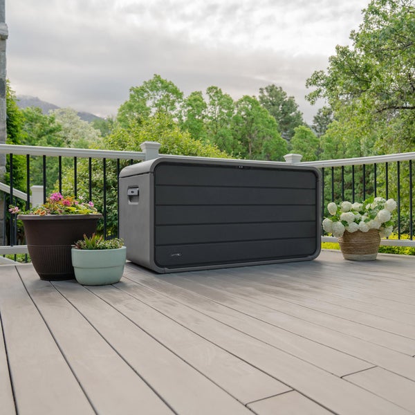 Lifetime 165 Gallon Modern Deck Box | Costco Lifetime 165 Gallon Modern Deck Box | Costco