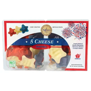 NUOVO FIVE CHEESE STAR SHAPED RAVIOLI 32 OZ