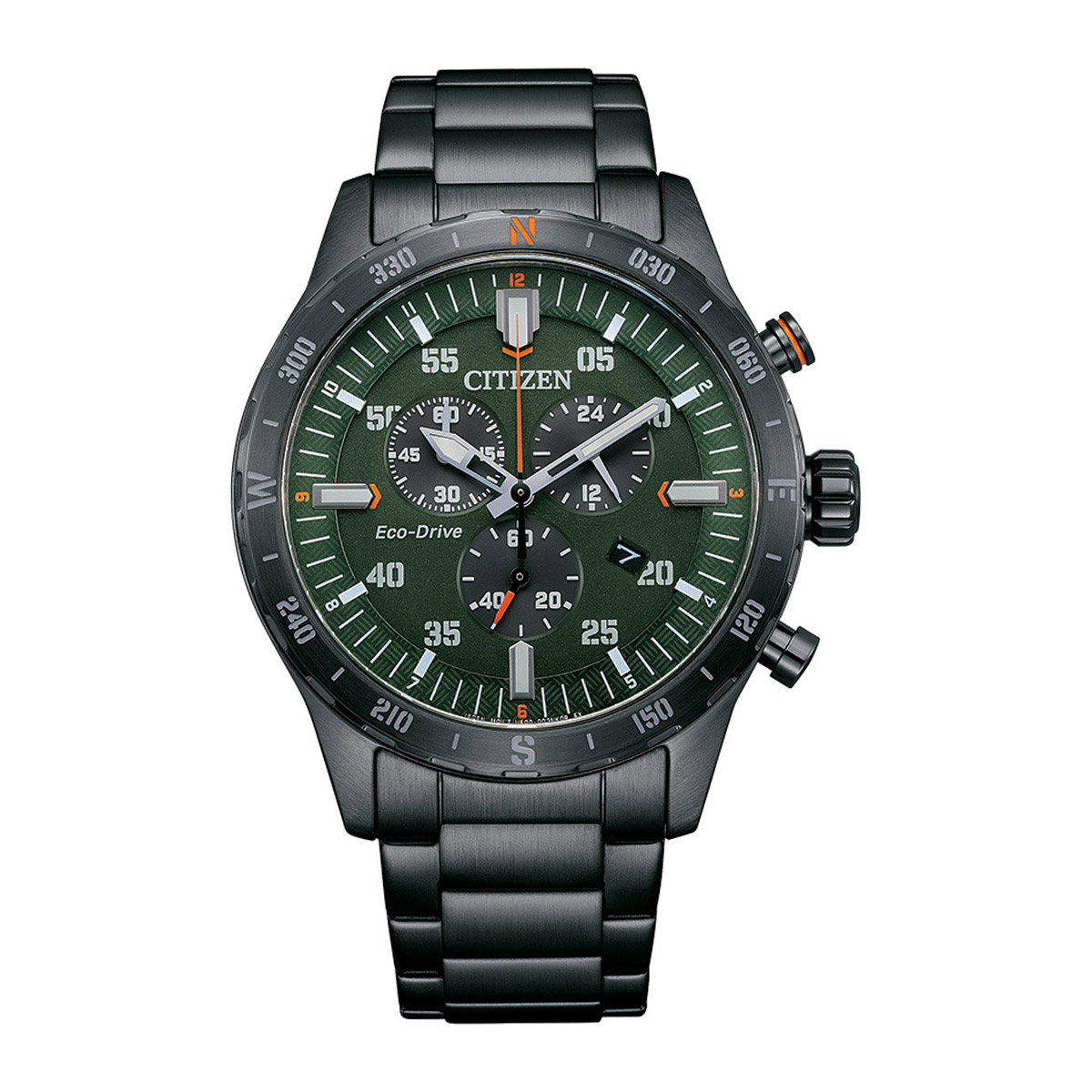 Citizen Sport Casual Green Dial Mens Watch 