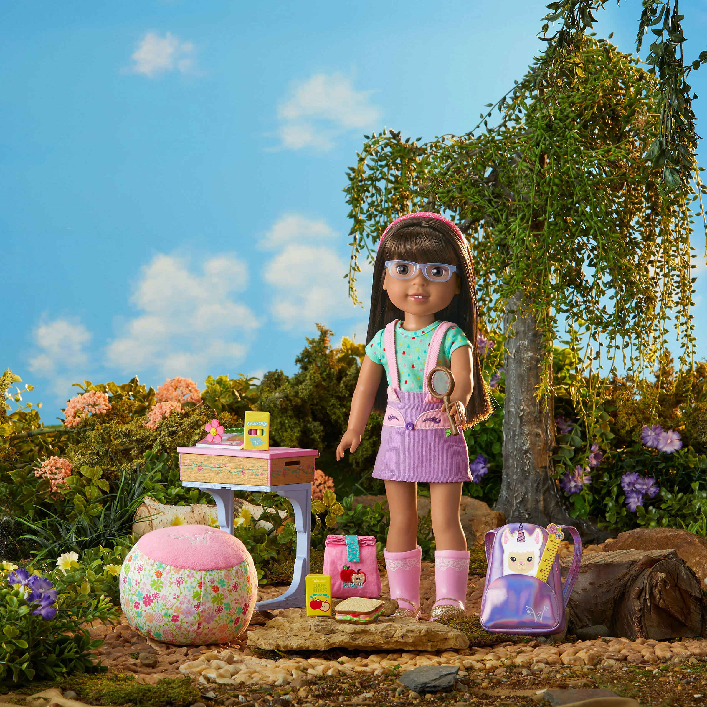 Folded Napkins Wellie Wishers Tea Party American Girl