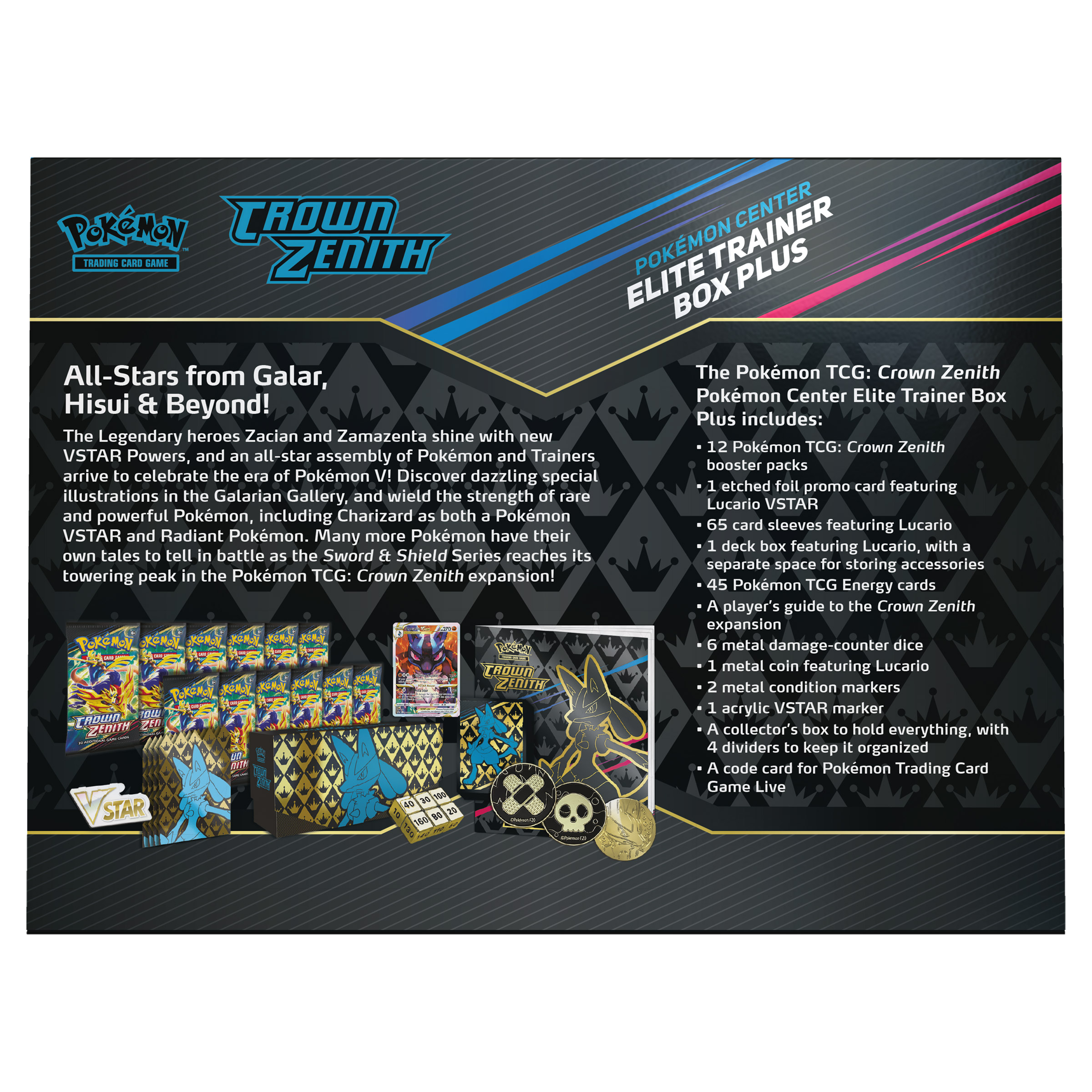 Pokémon Elite Trainer Box: Crown Zenith + Koraidon ex Tin +