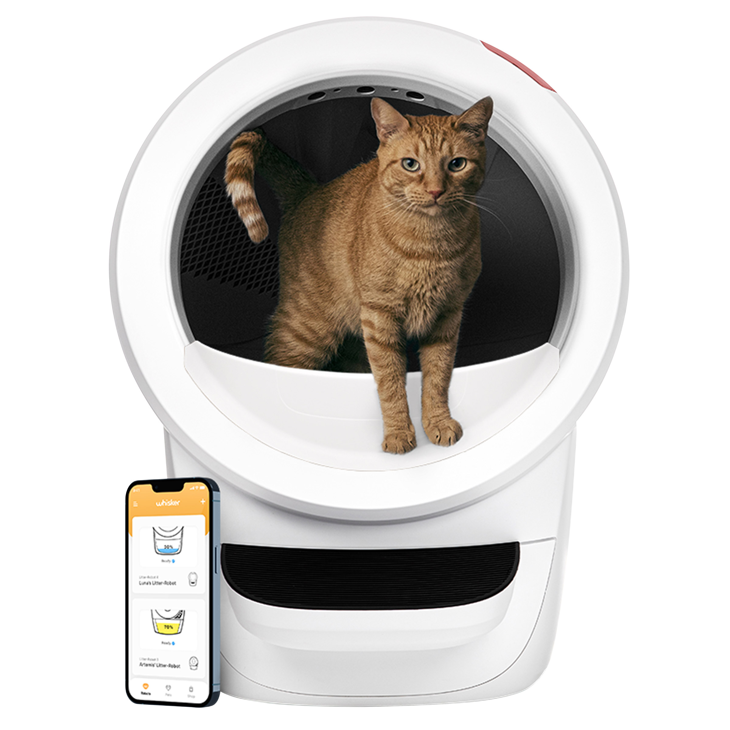 Litter-Robot 4 Self Cleaning Electric Cat Litter Box Exclusive Bundle ...