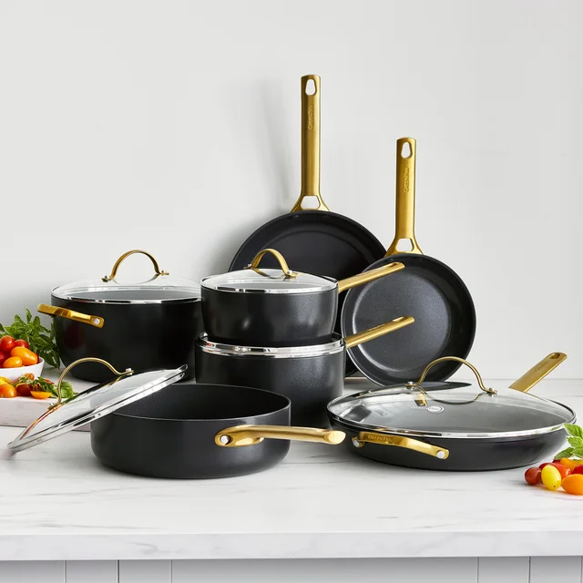 GREENPAN RESERVE COOKWARE SET 12-PIECE