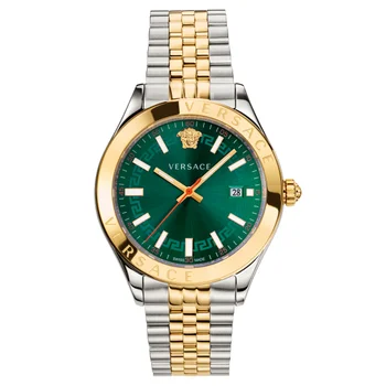 Versace Hellenyium Green Sunray Dial Quartz Watch | Costco Versace Hellenyium Green Sunray Dial Quartz Watch | Costco