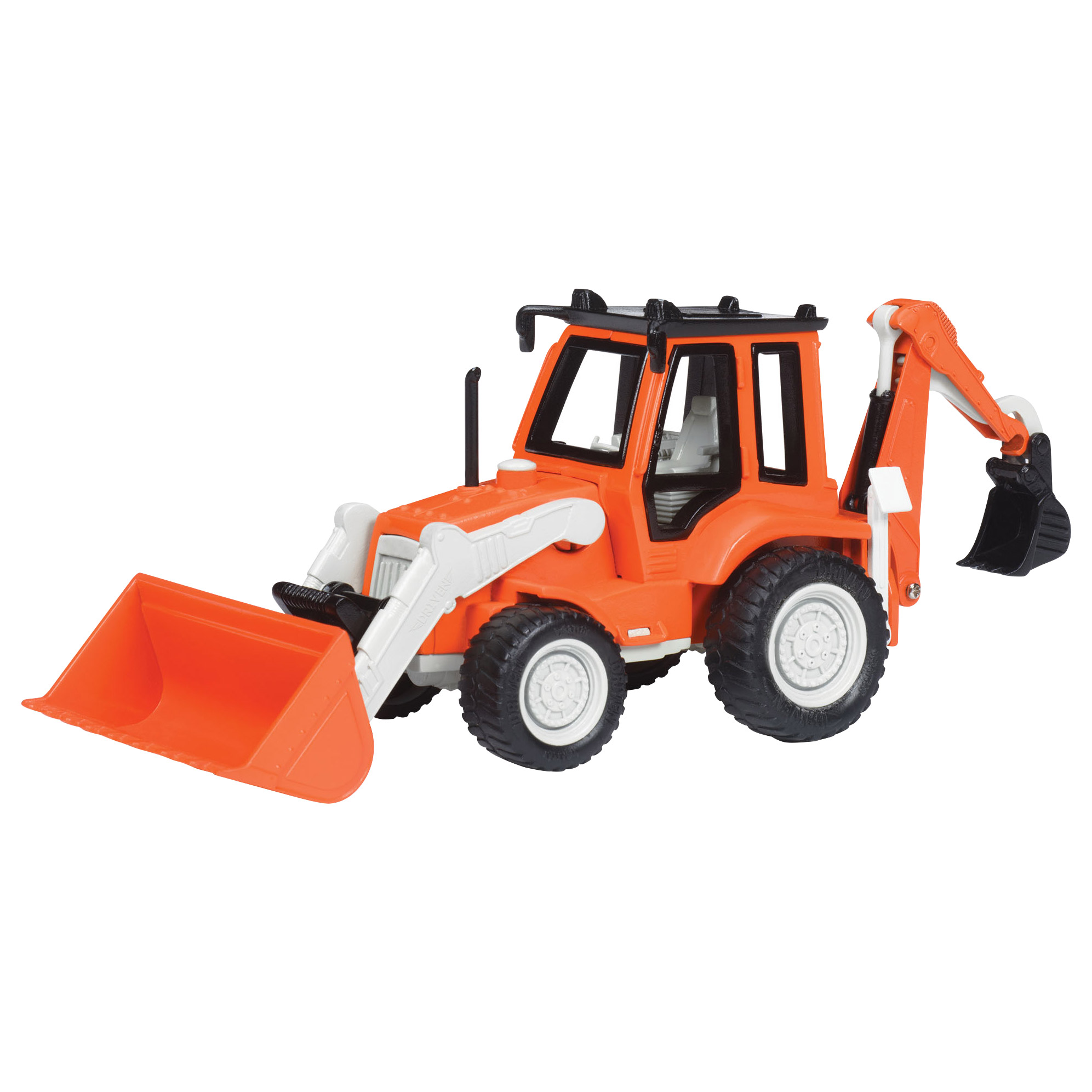 Driven by Battat – Camion-plateau de 17,78 cm avec lumières et sons, pièces mobiles, véhicule de construction pour garçons et filles, design durable