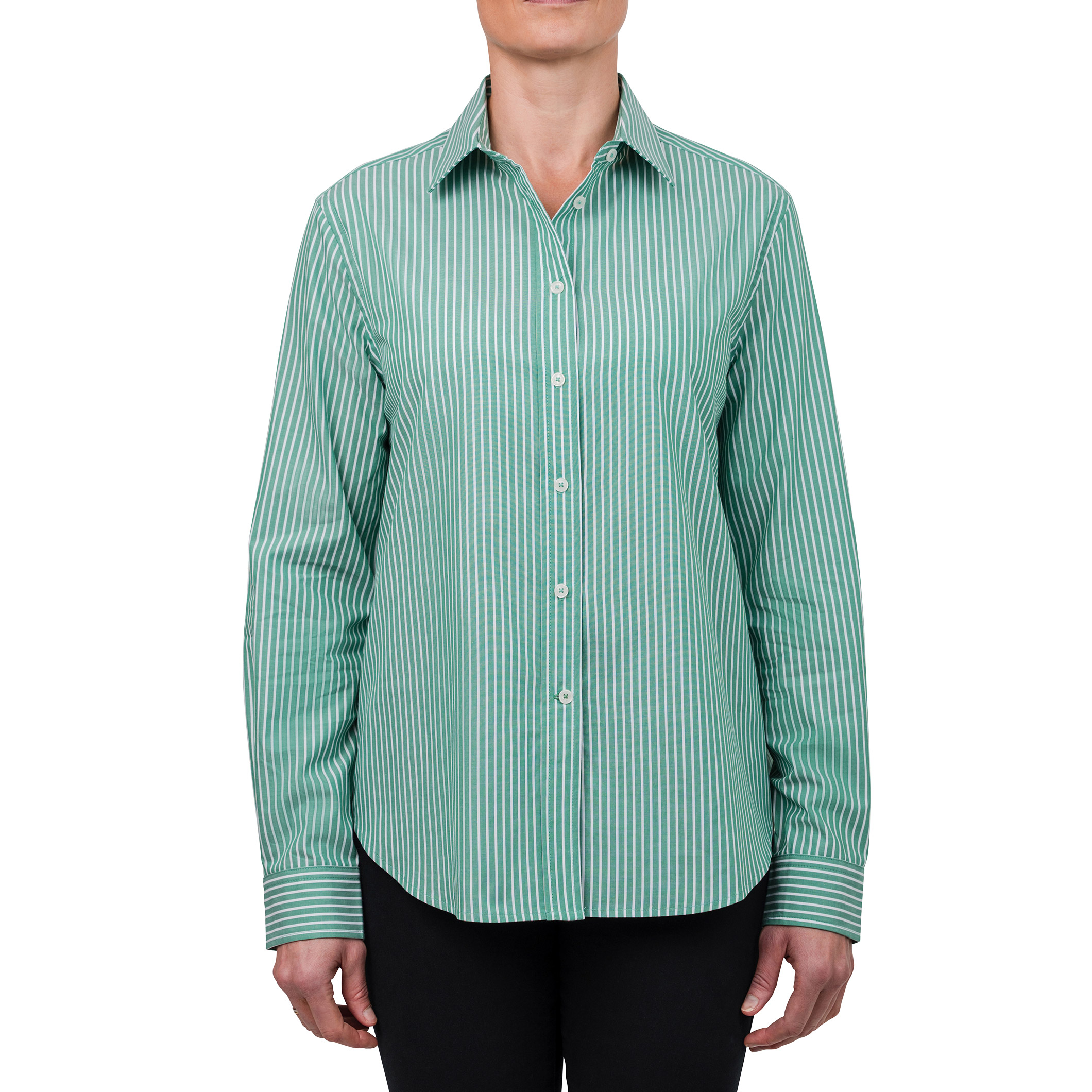United Colors of Benetton Women’s Supima Cotton Stripe Woven Shirt