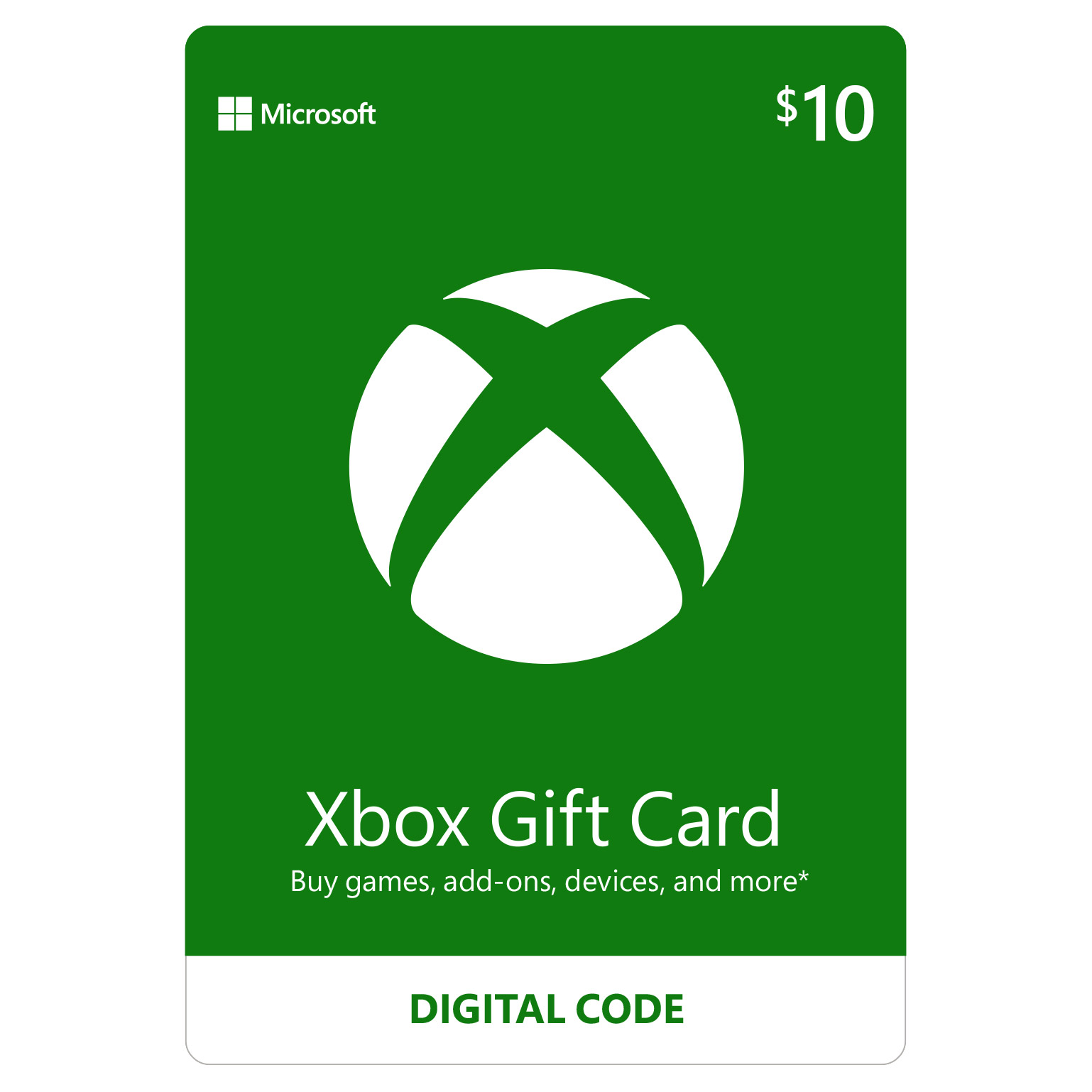 10 Dollar Xbox Gift Card
