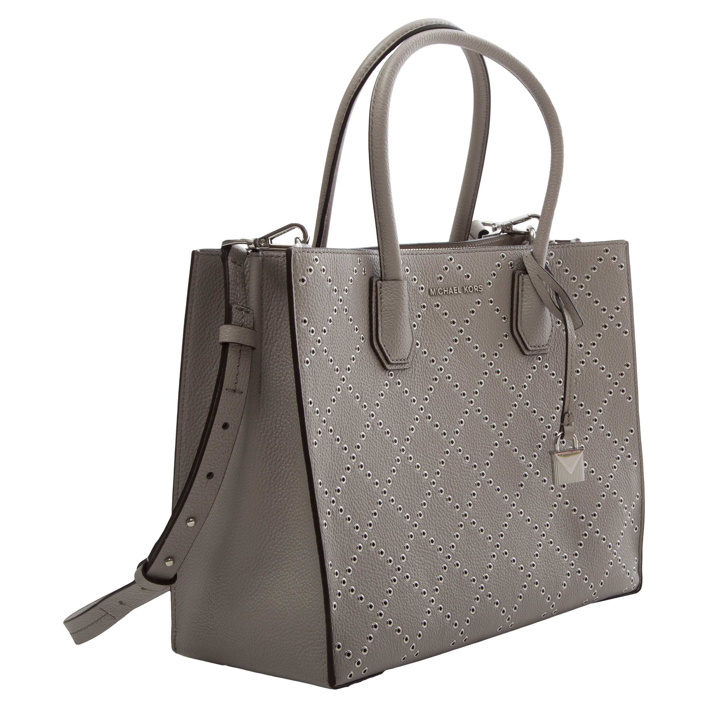 Michael Kors Mercer Large Convertible Tote, Gray | Costco