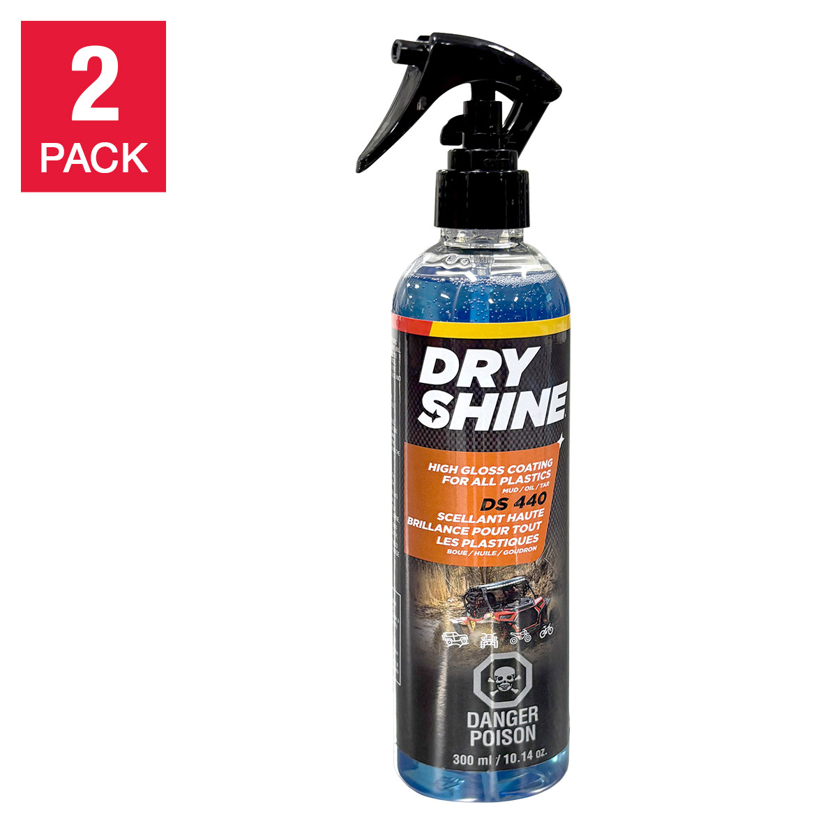 Dry Shine DS 440 High Gloss Sealant,  2-pack