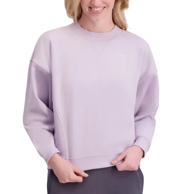 DKNY WOMEN'S CREW WITH LOGO