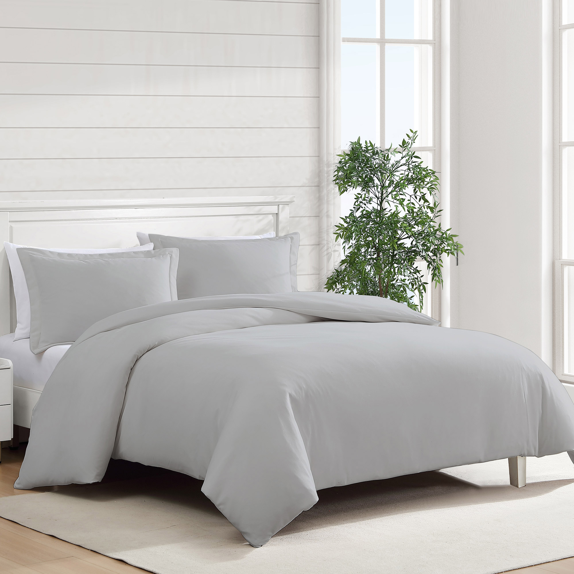 Jennifer Adams Eternal 3-piece Duvet Cover Set - King, Ivory