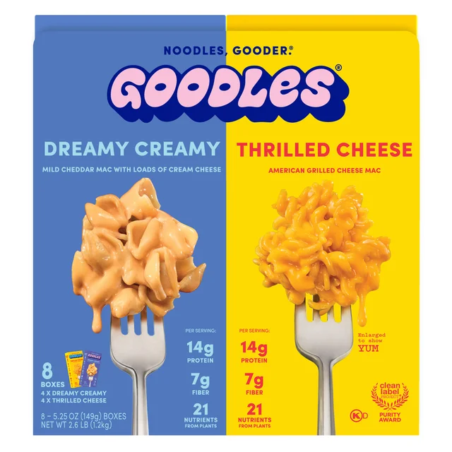 GOODLES MAC VARIETY PACK 8/5.25 OZ